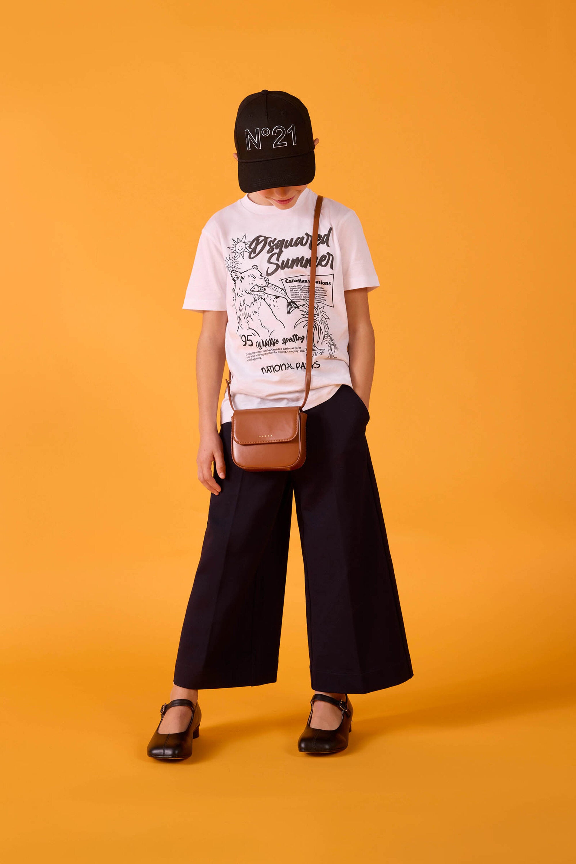 Punk Bag aus beschichtetem Stoff mit Schulterriemen