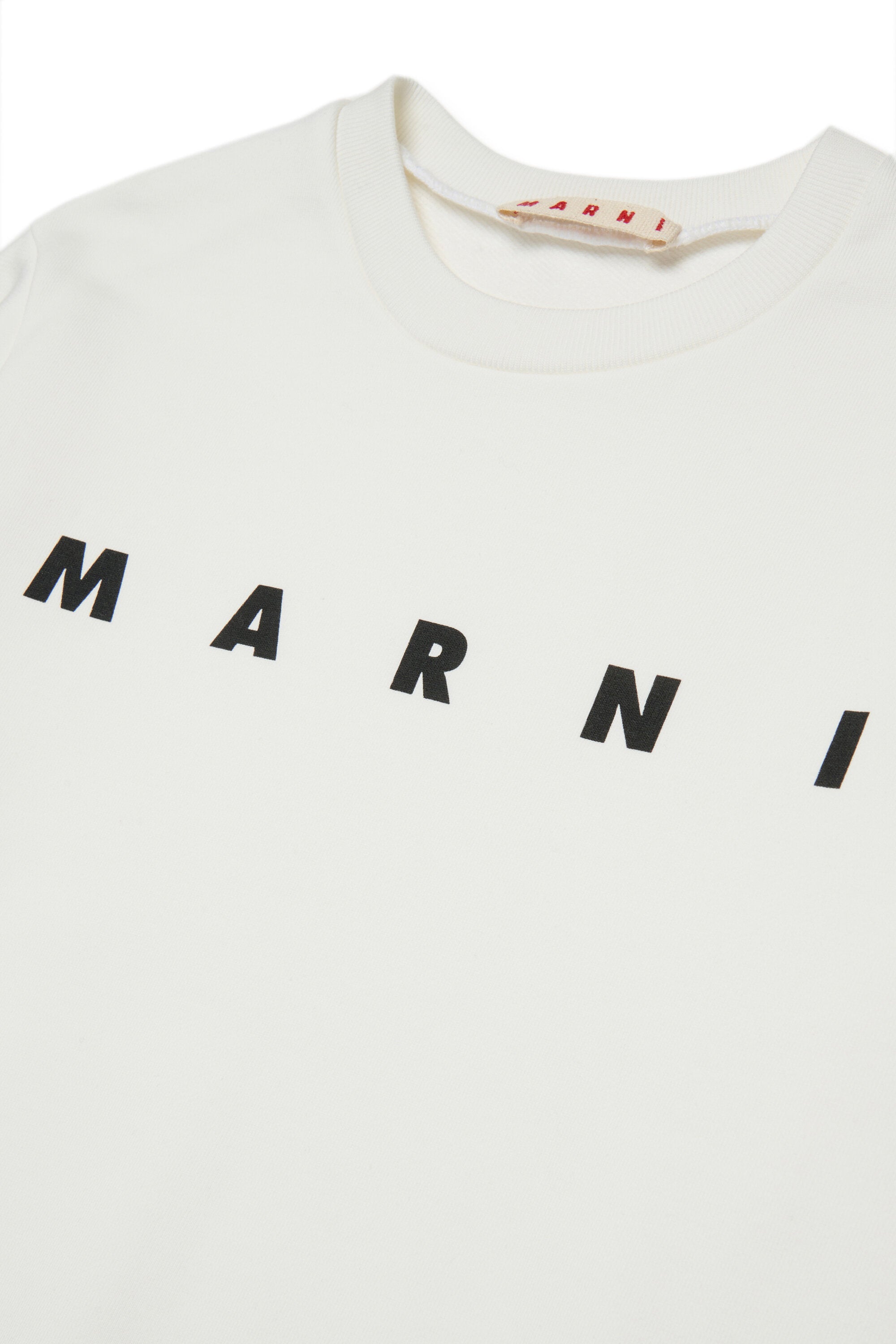 Sweat-shirt à col ras du cou avec logo Marni