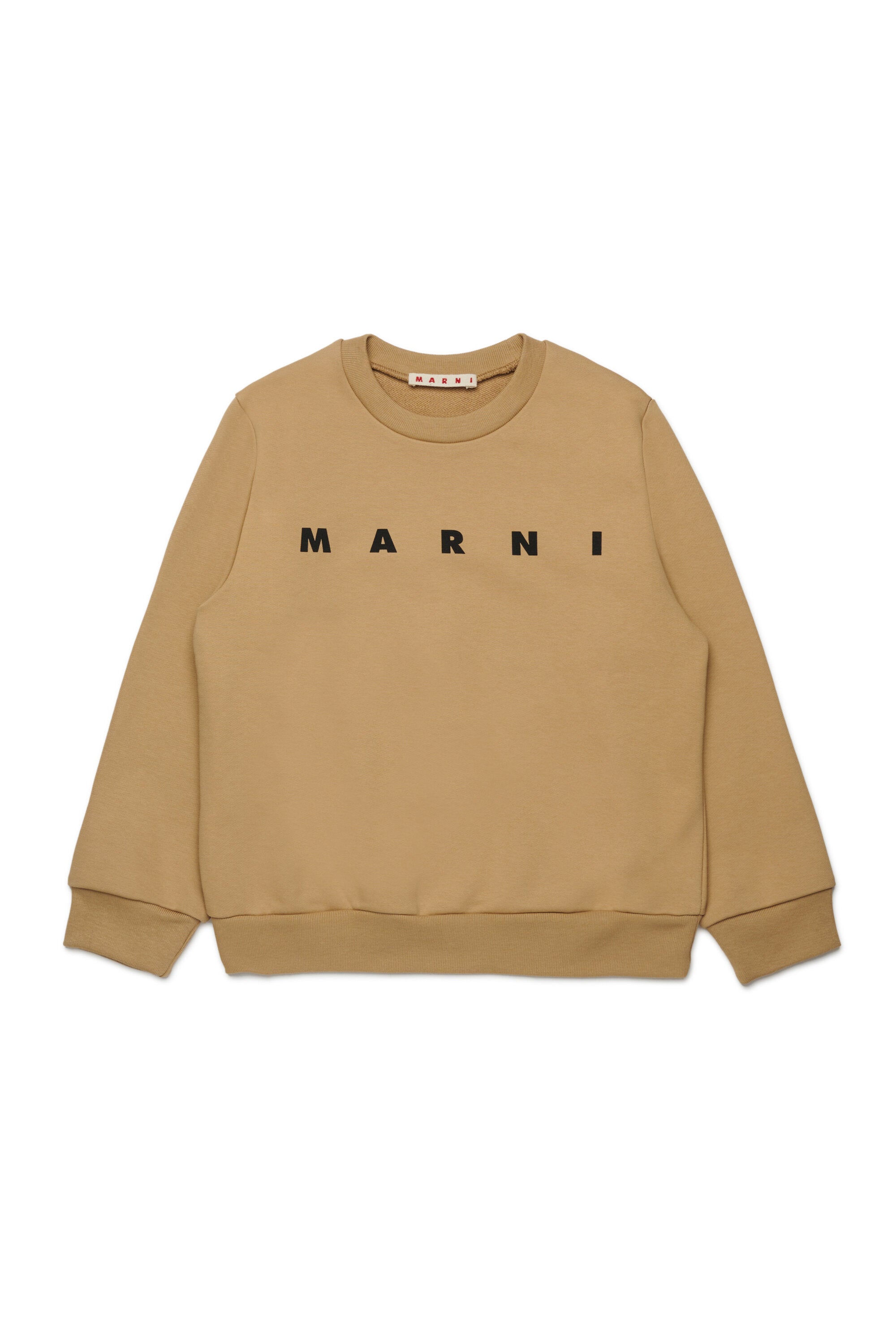 Sweat-shirt à col ras du cou avec logo Marni