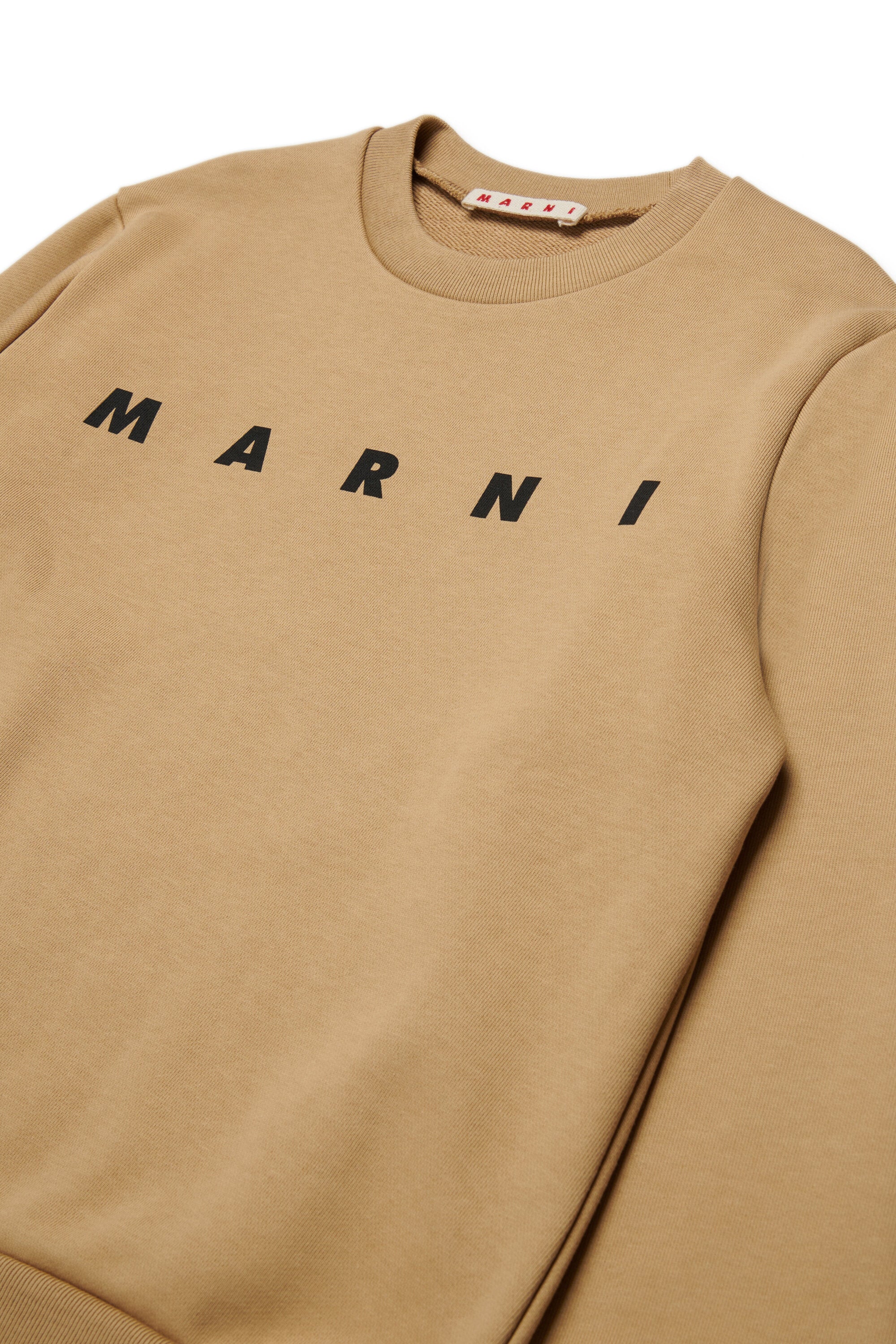 Sweat-shirt à col ras du cou avec logo Marni