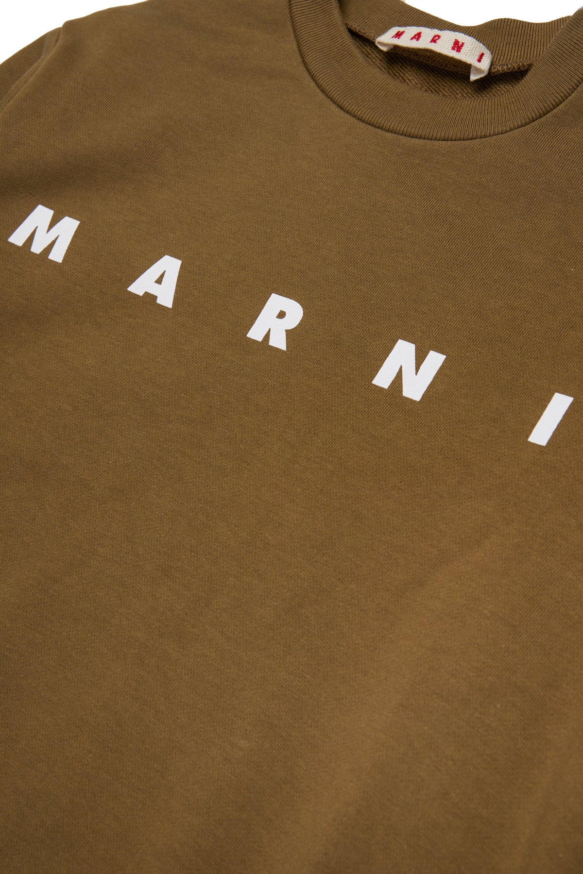 Sweat-shirt à col ras du cou avec logo Marni