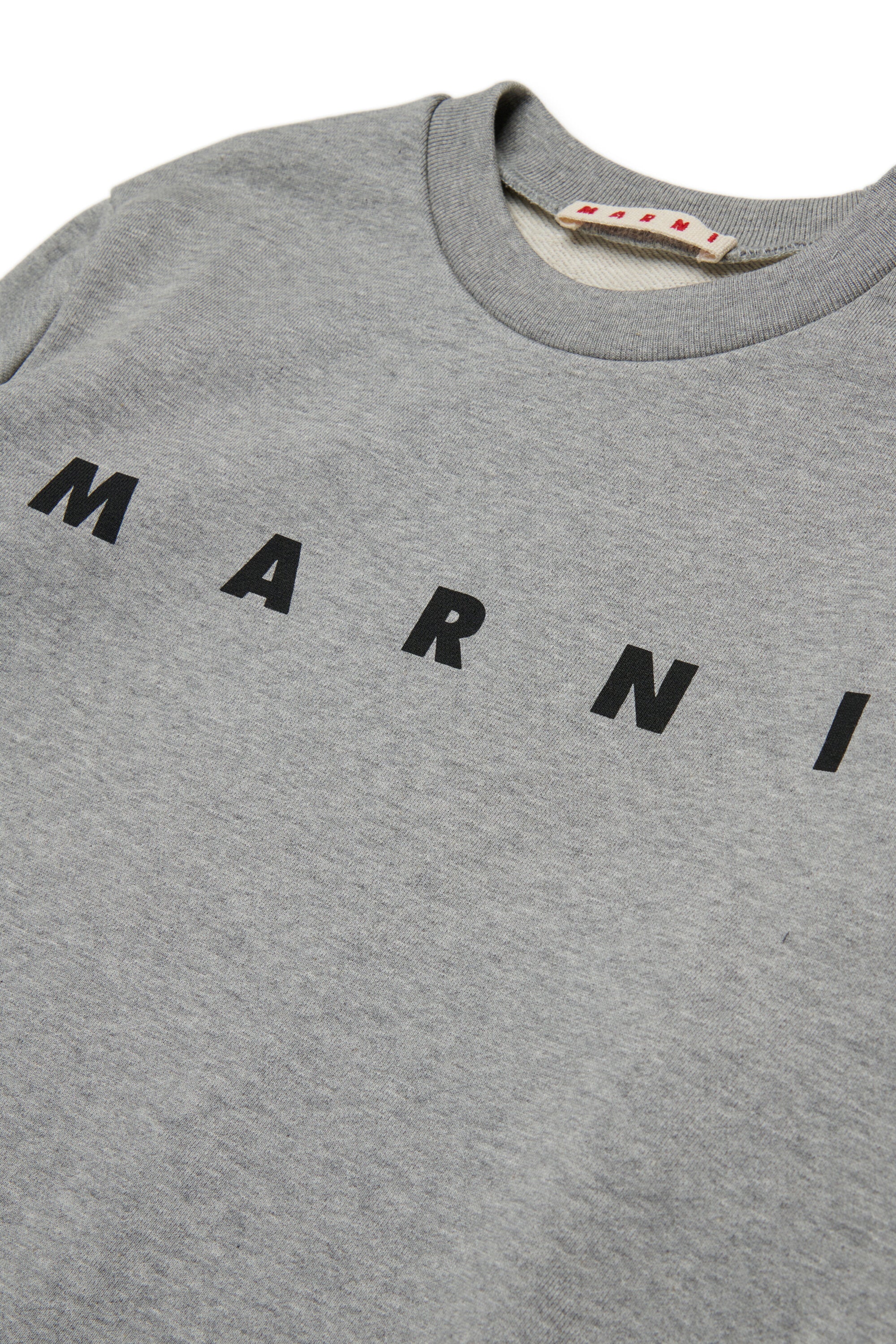 Sweat-shirt à col ras du cou avec logo Marni