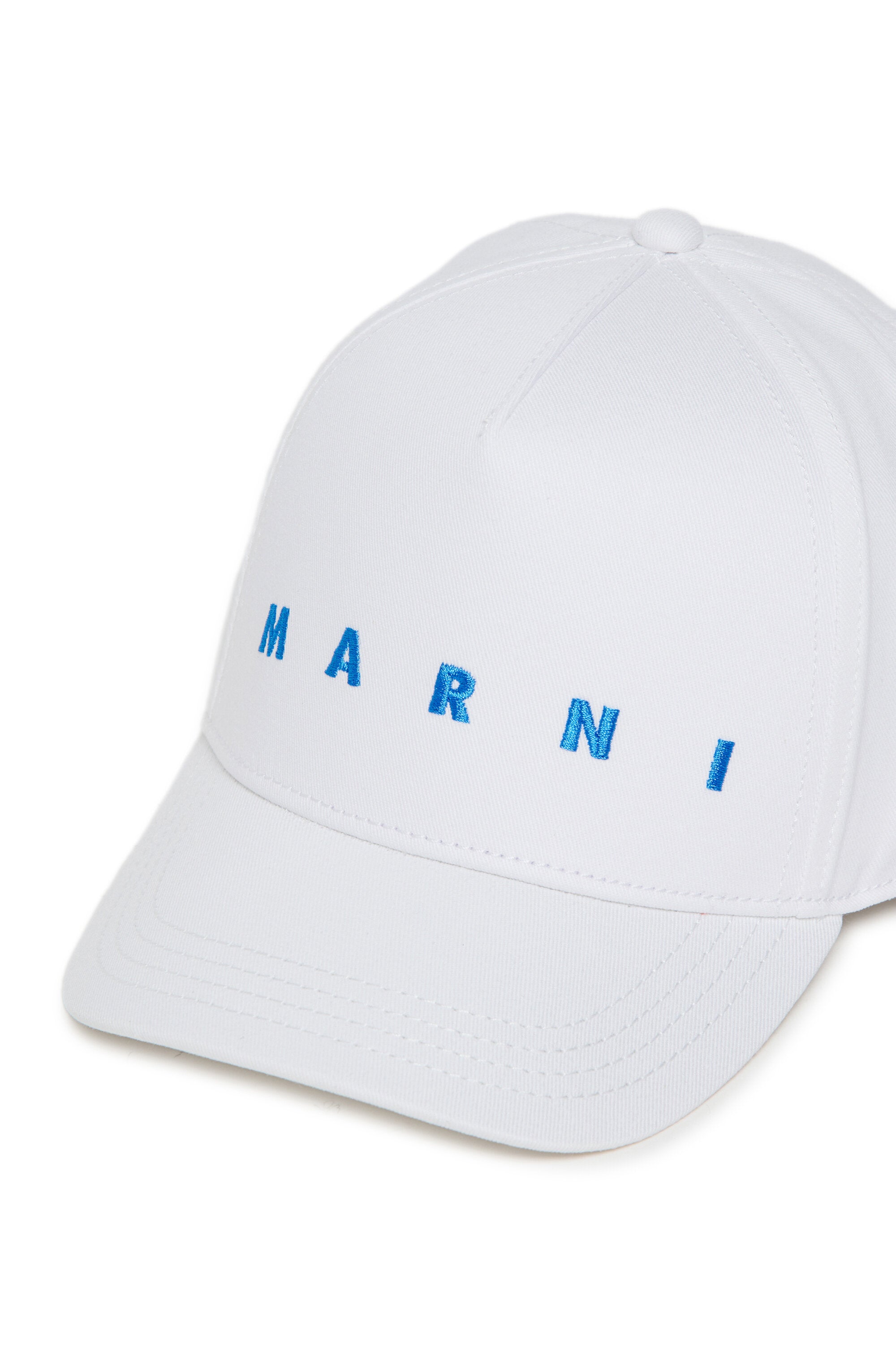 Cappello da baseball in gabardina con logo