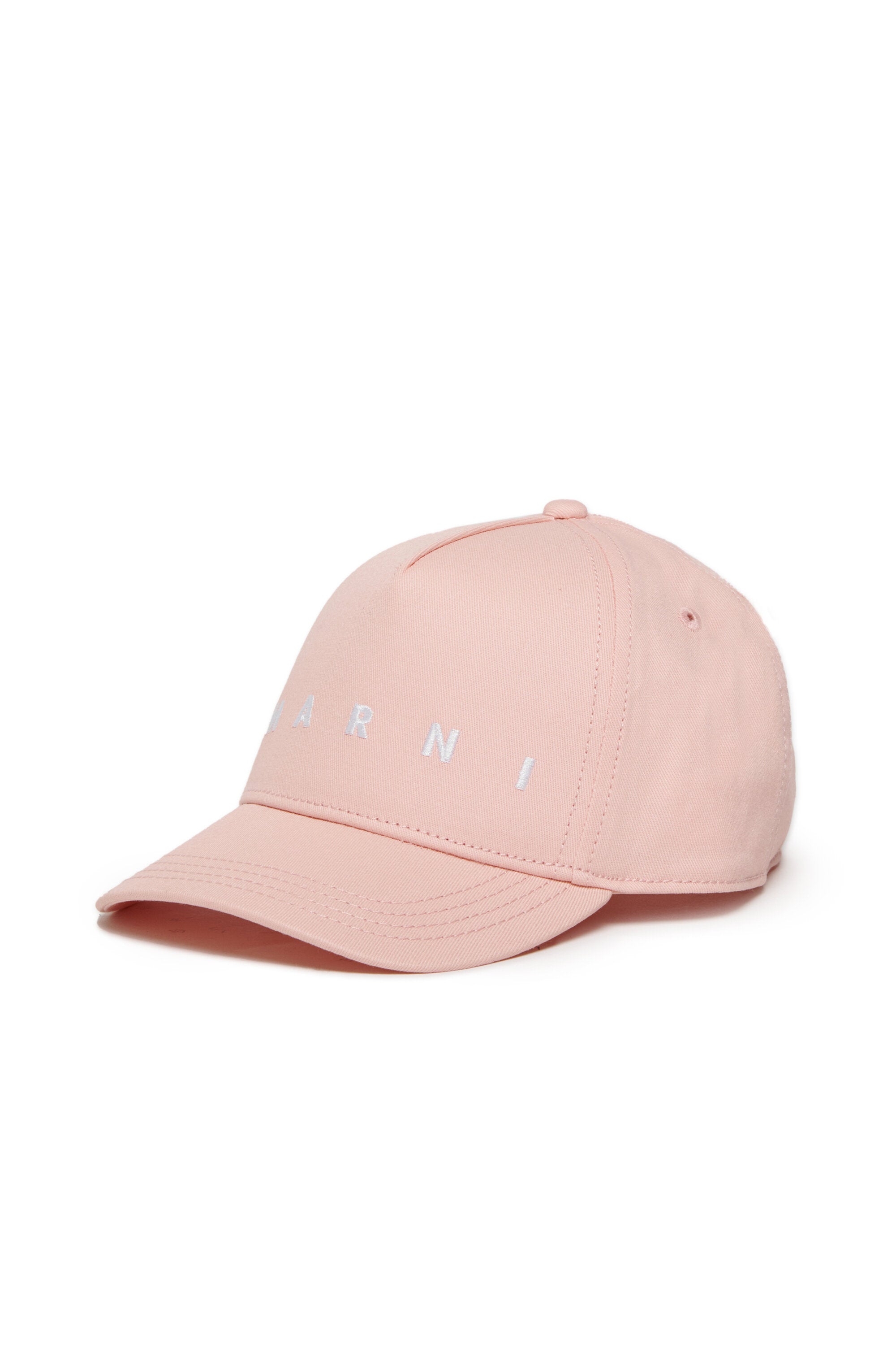 Cappello da baseball in gabardina con logo