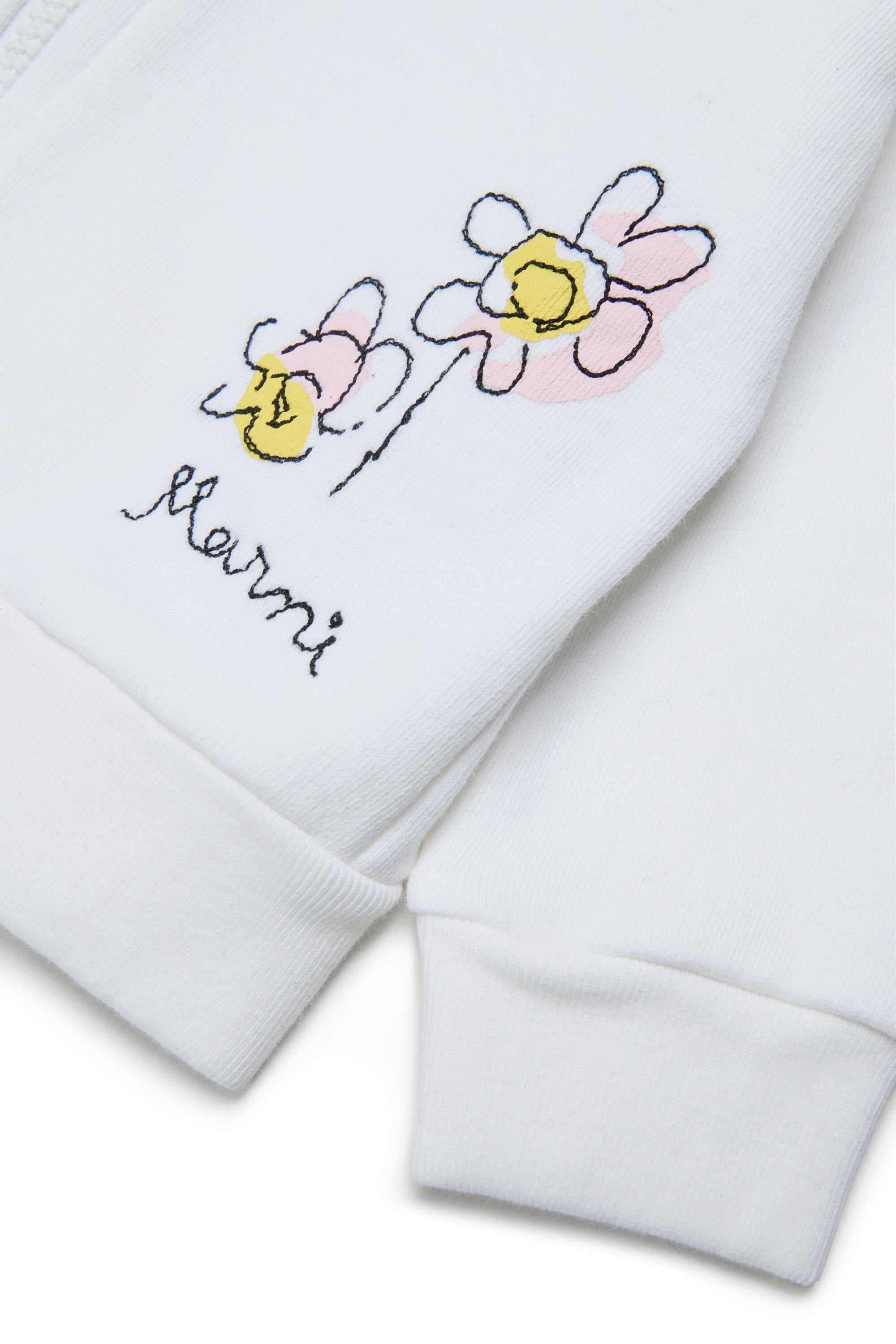 Sweat à fermeture zippée intégrale avec logo