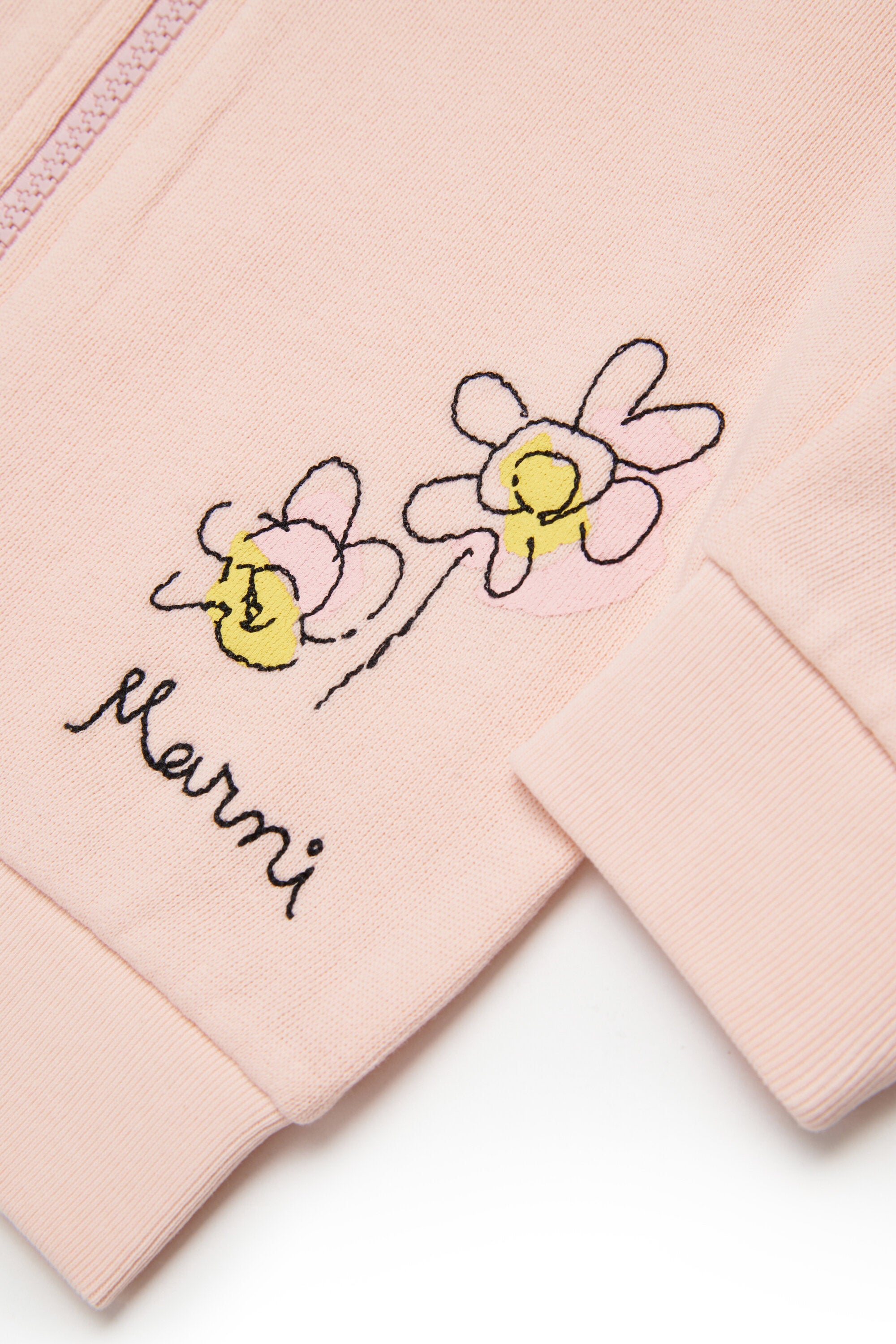 Felpa full zip con logo