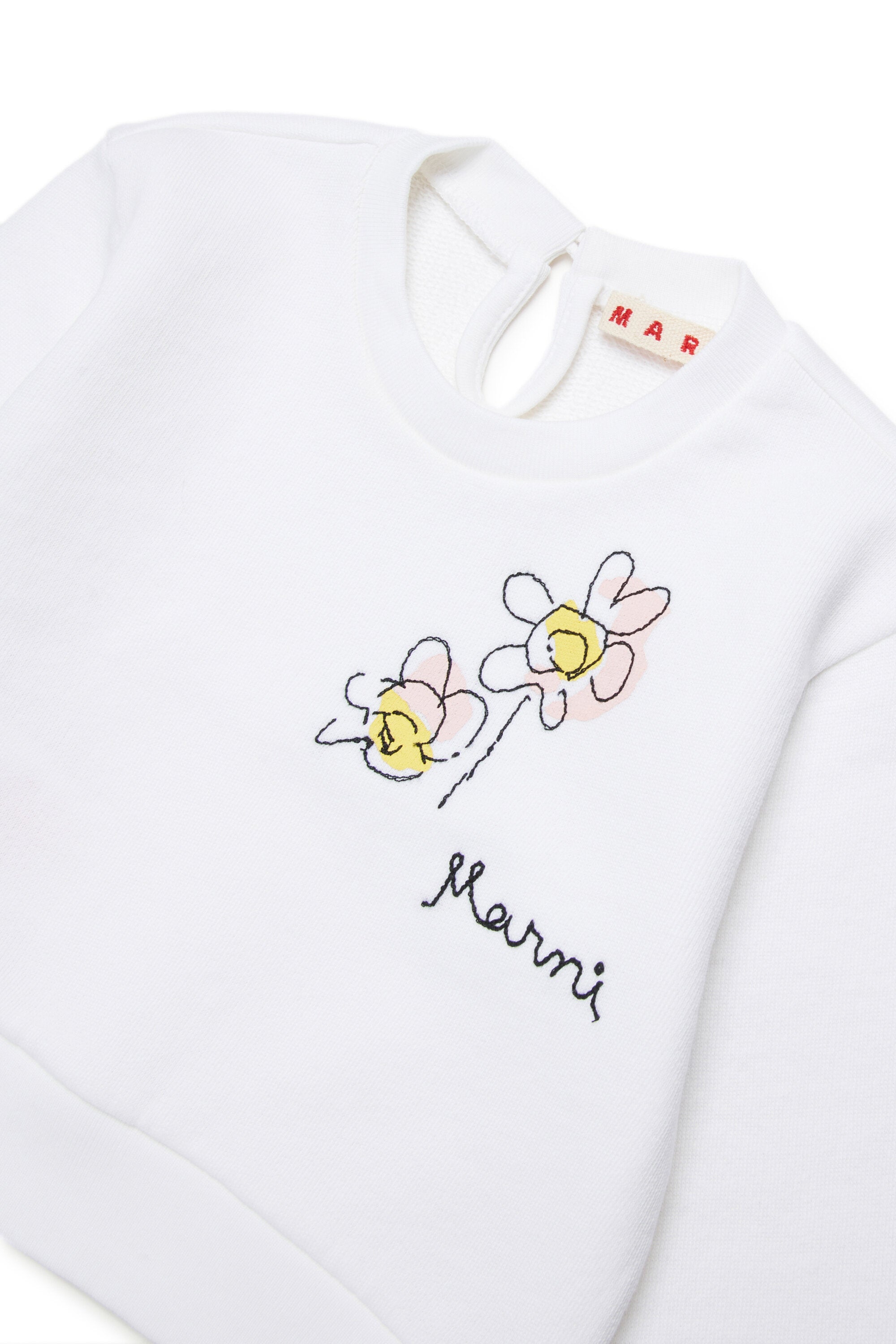 Felpa girocollo con logo