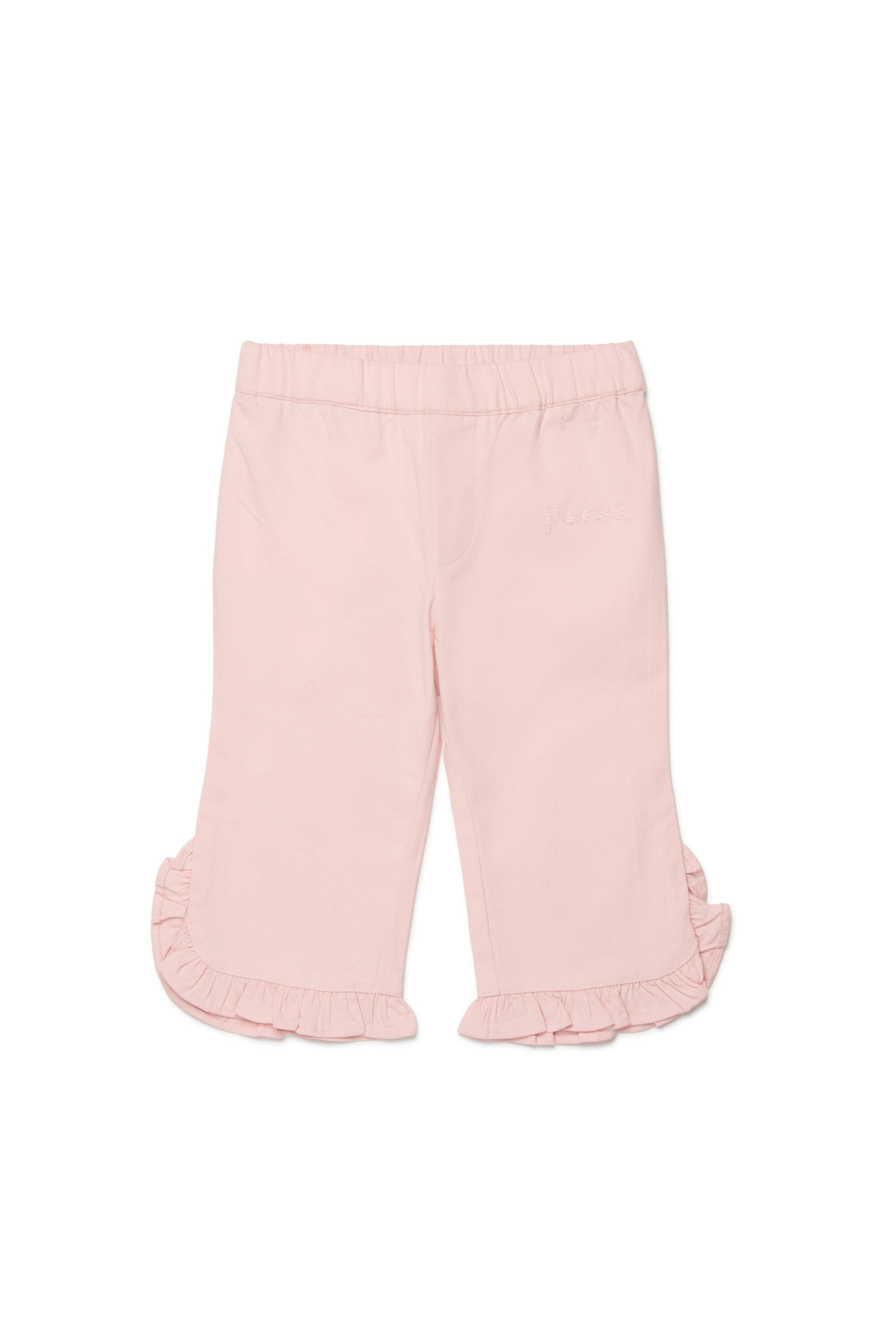 Pantalon avec détail volant