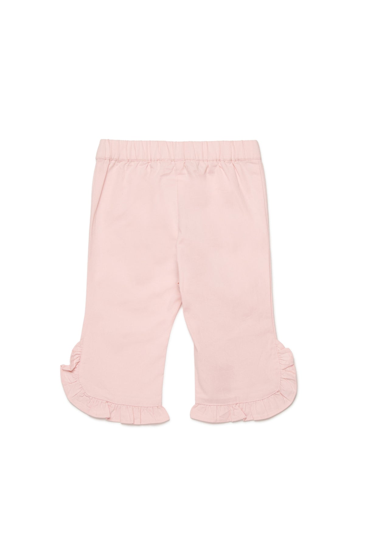Trousers with ruffle detail