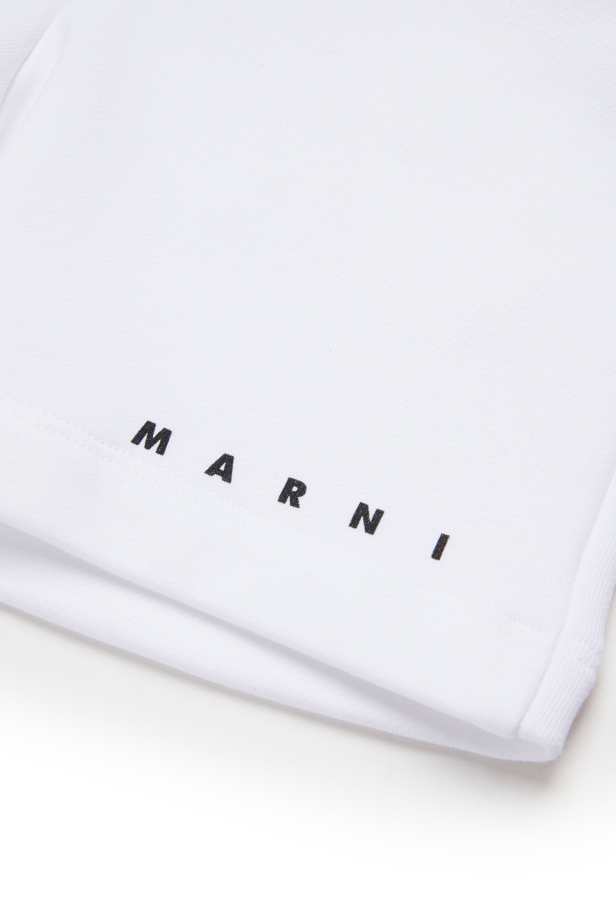 Shorts in felpa con logo