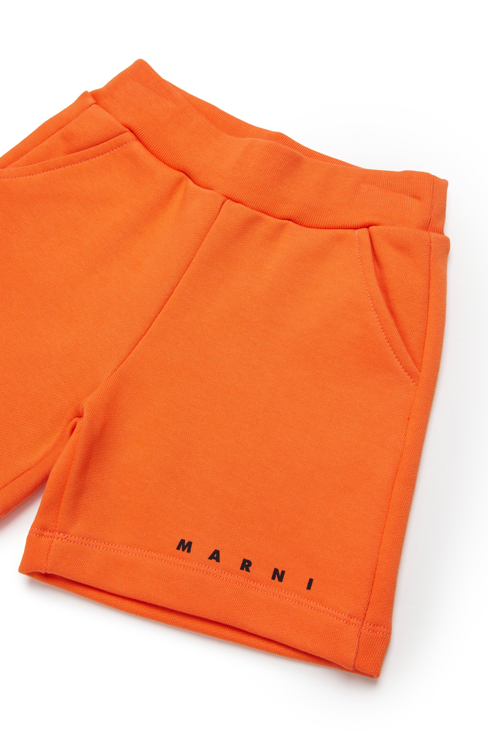Shorts in felpa con logo