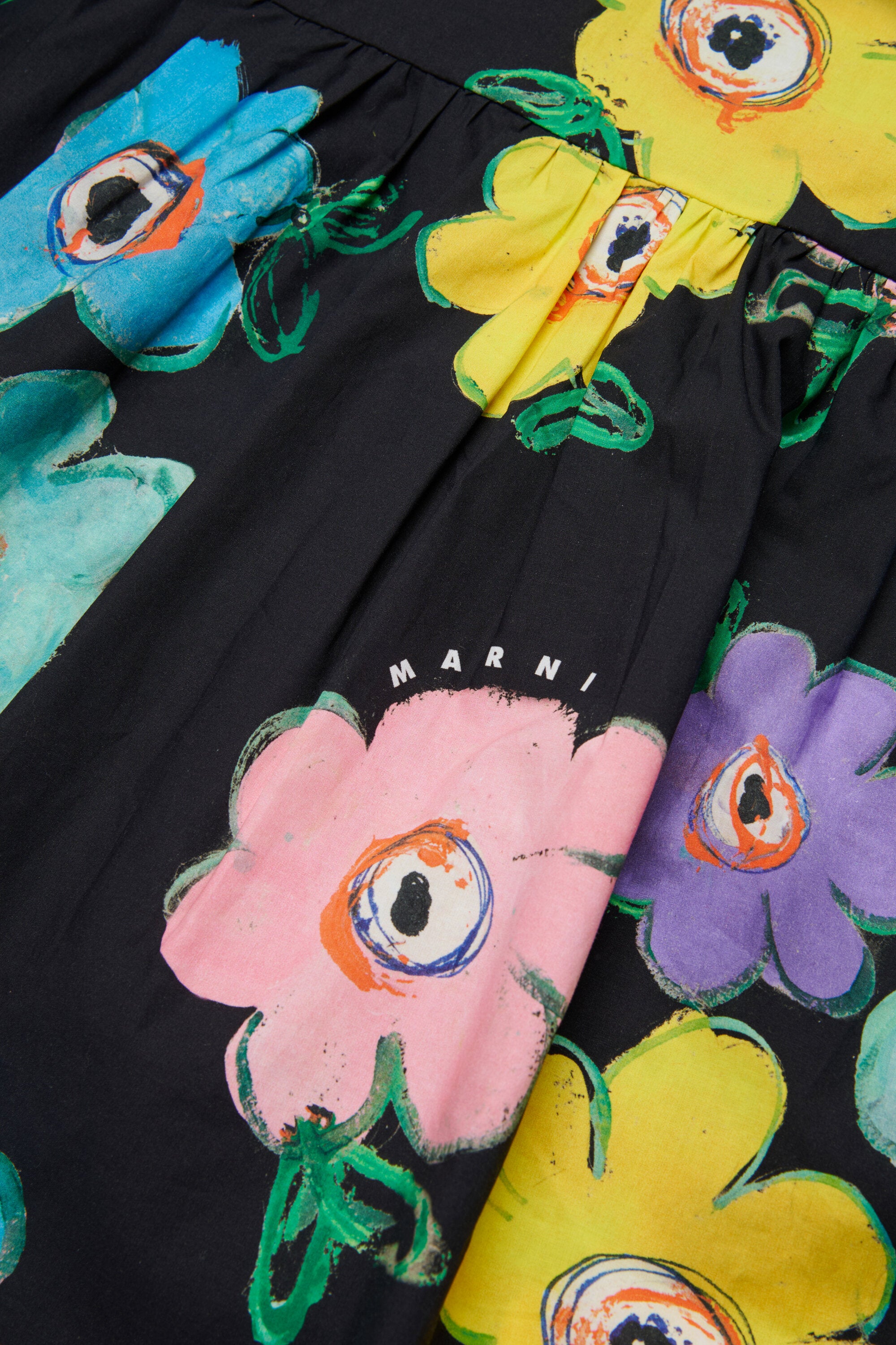 Robe à imprimé fleuri coloré