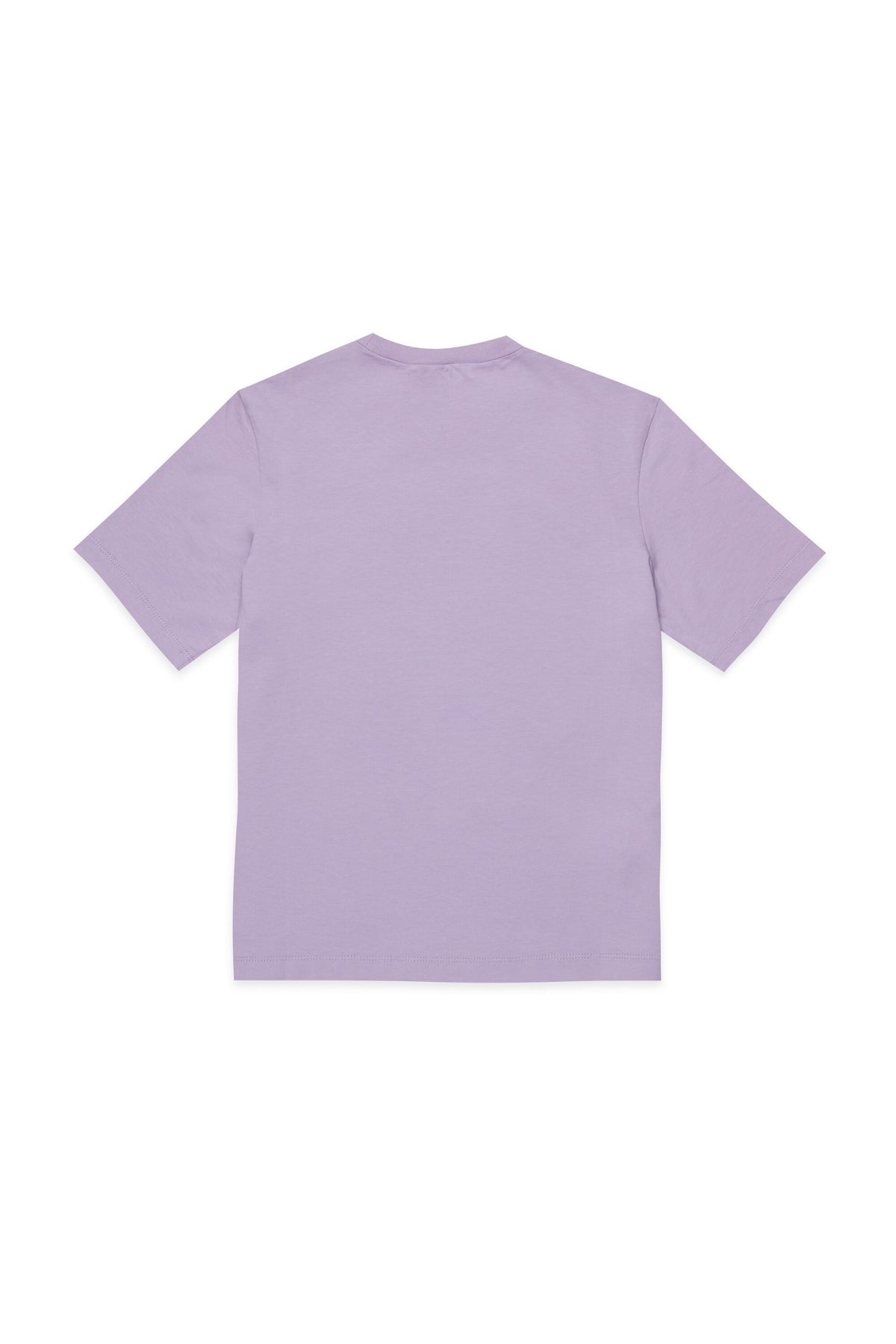 T-Shirt mit aufgesetzter Blume und Logo