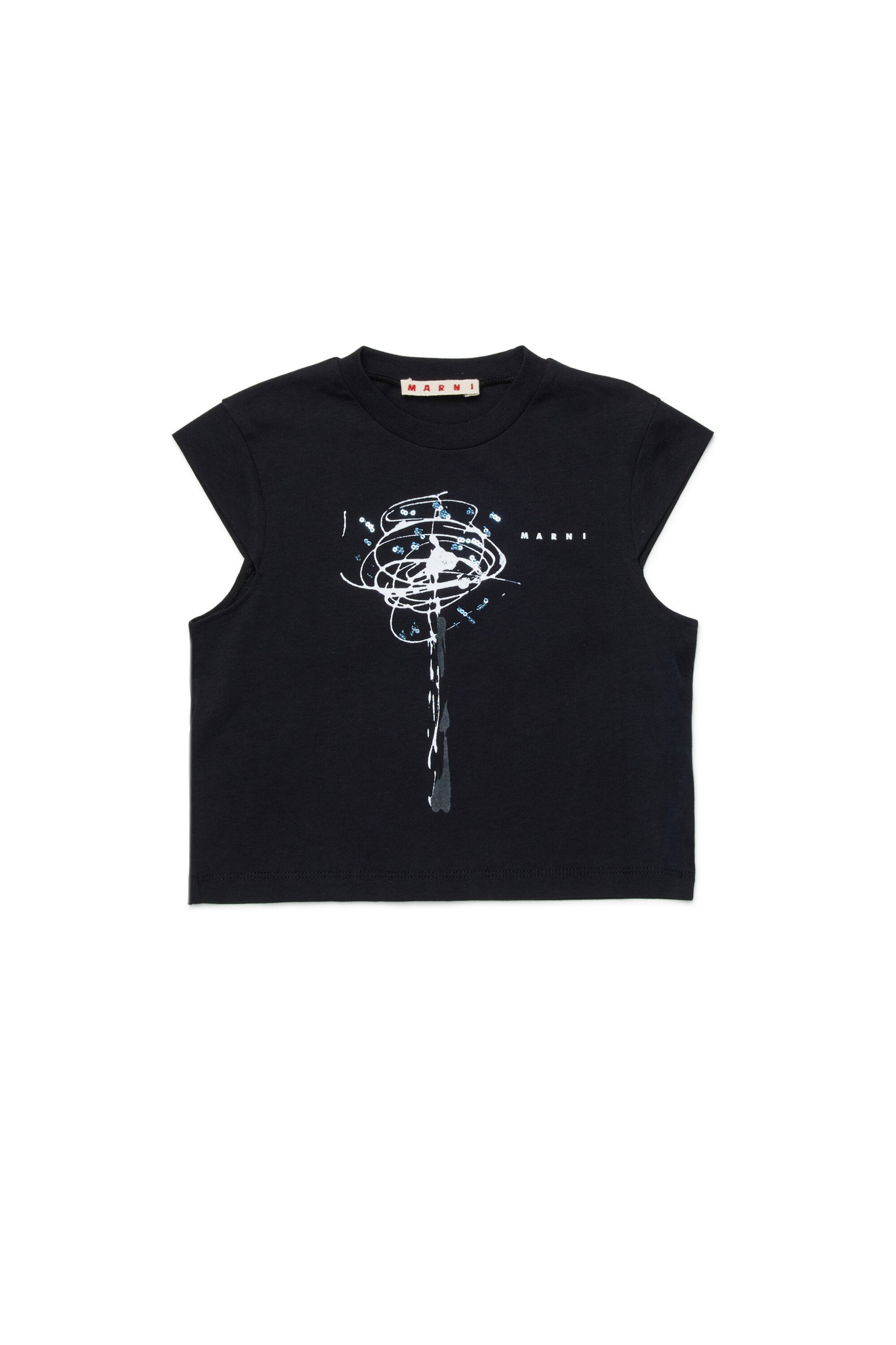 T-shirt avec logo sur la poitrine