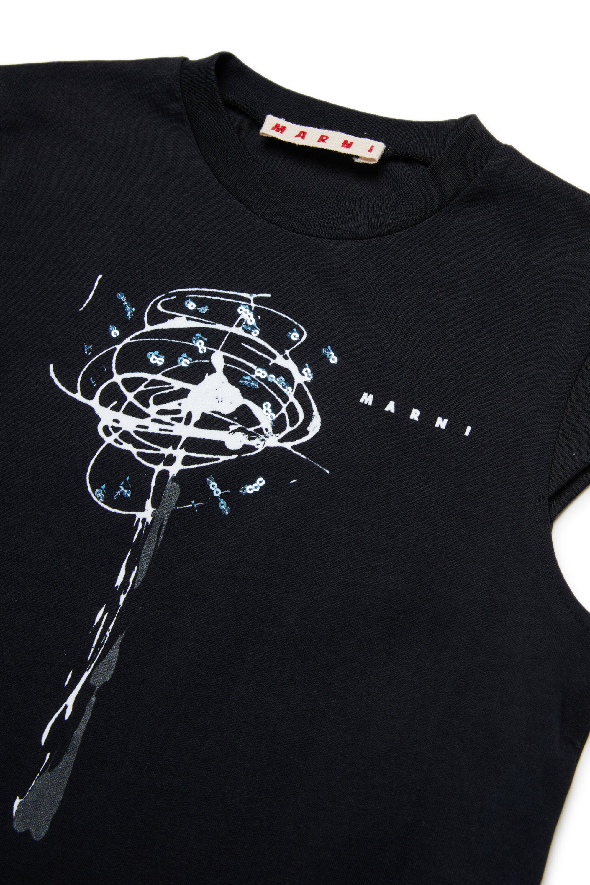 T-shirt avec logo sur la poitrine