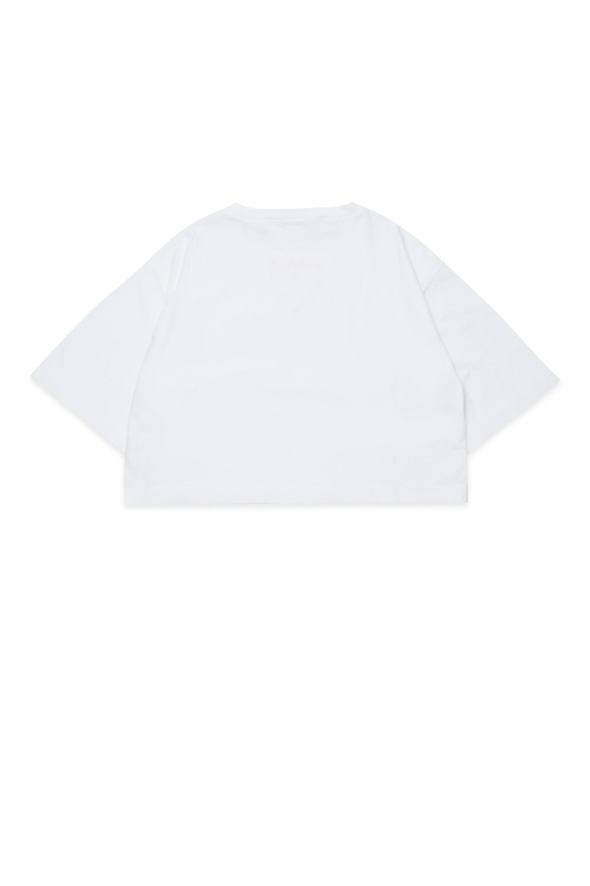T-shirt con ricamo a cuore davanti