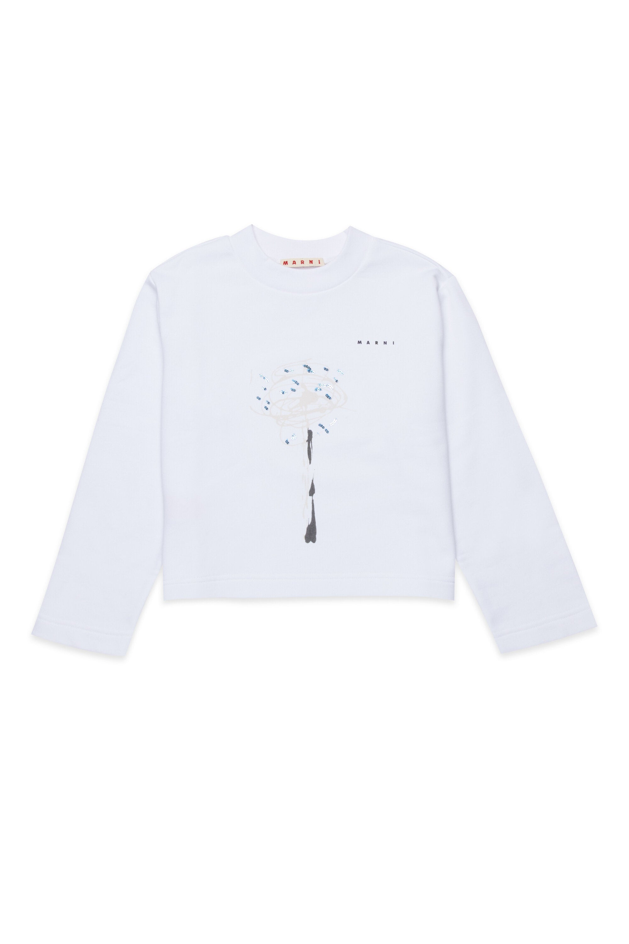 Rundhals-Sweatshirt mit Logo
