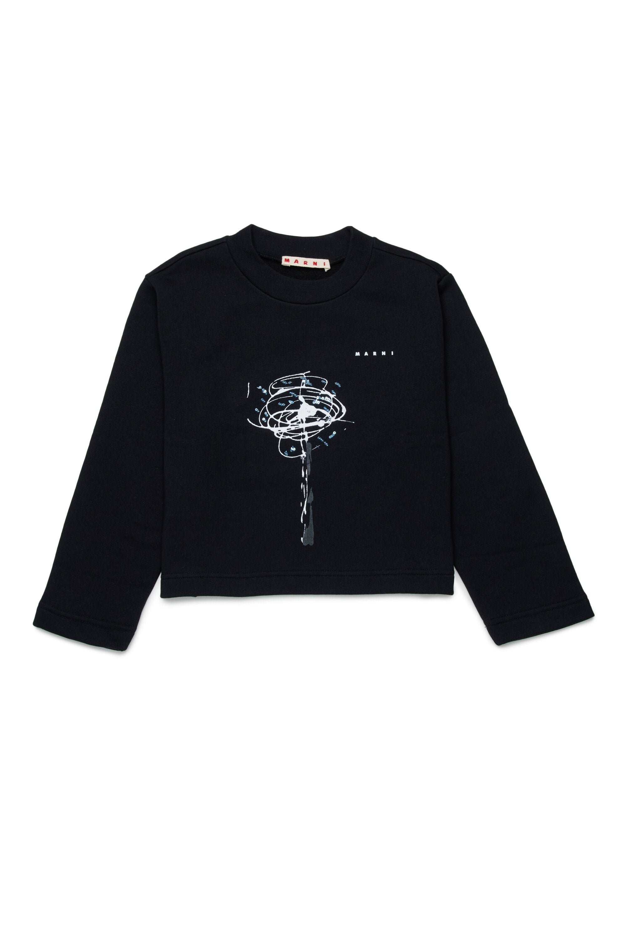 Rundhals-Sweatshirt mit Logo
