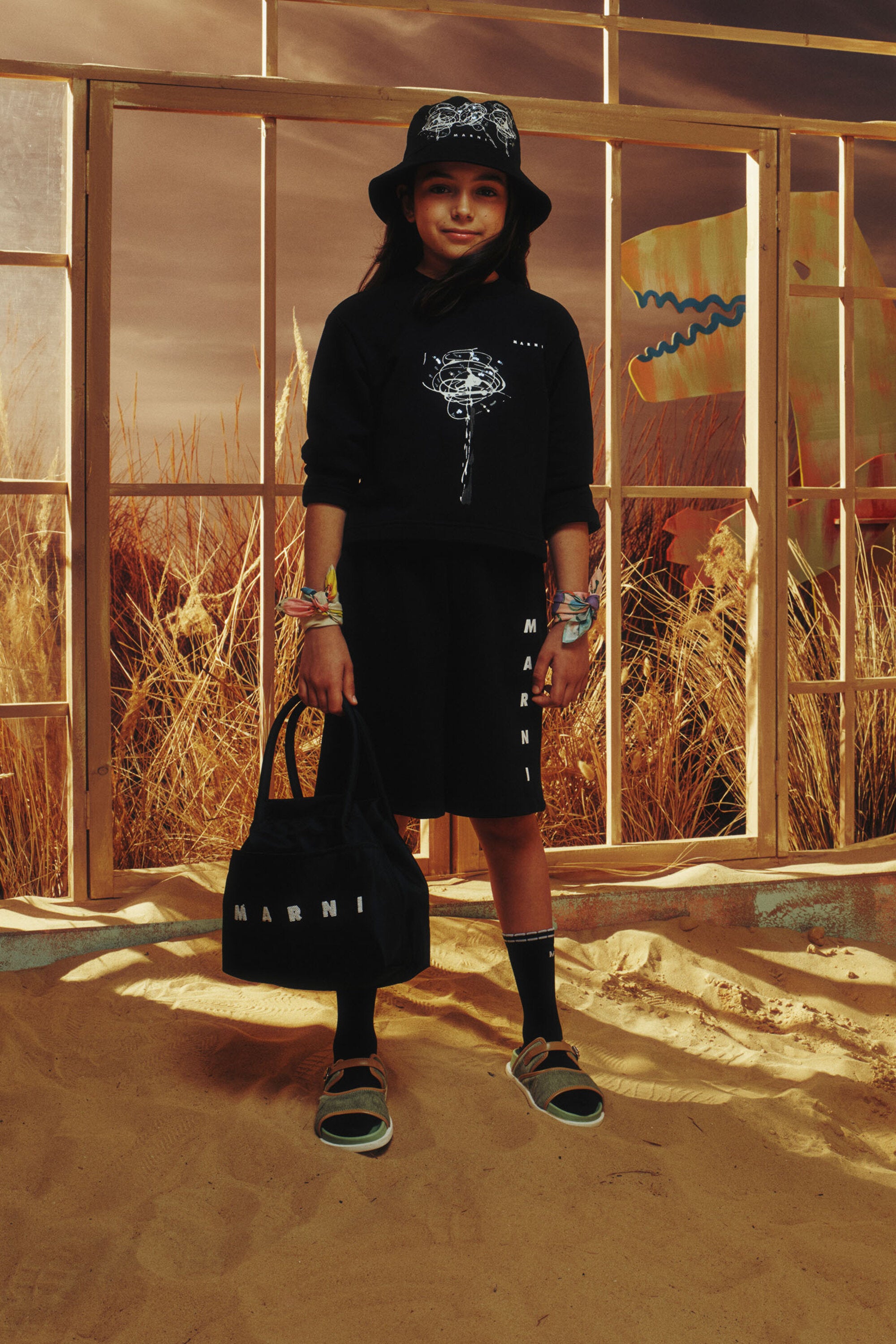 Sweat-shirt à col rond avec logo