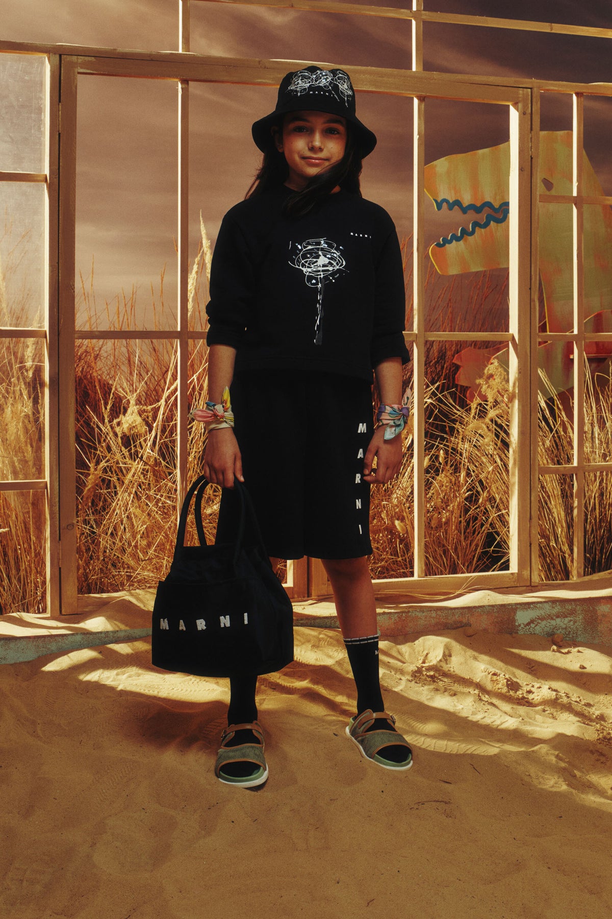 Sweat-shirt à col rond avec logo