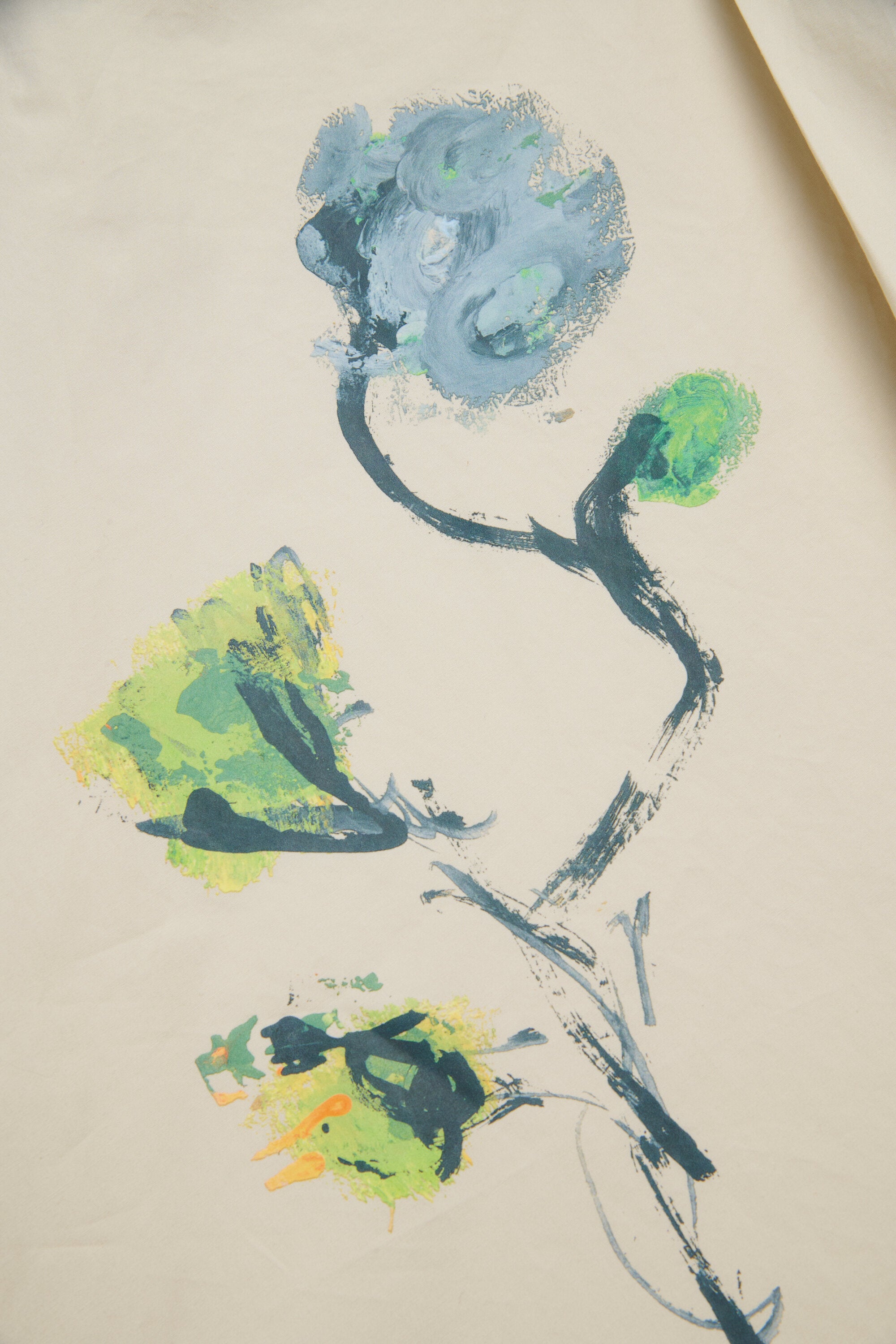 Robe courte à imprimé fleuri