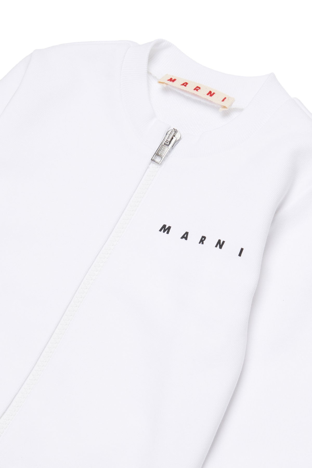 Sudadera con cremallera completa y logo
