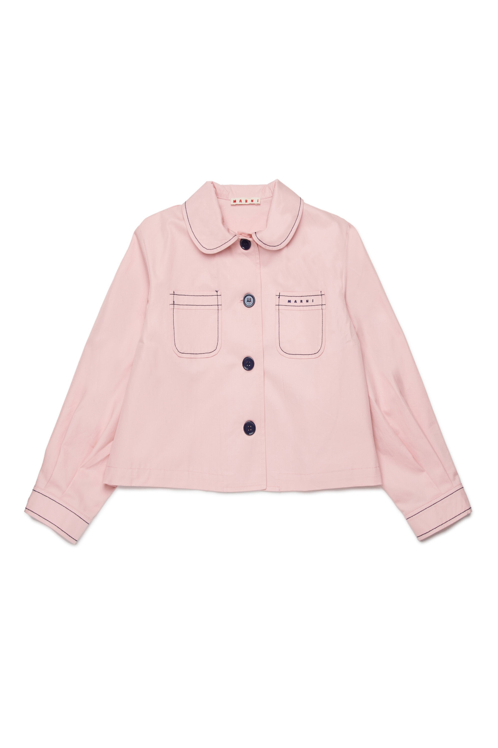 Jacket with printed logo