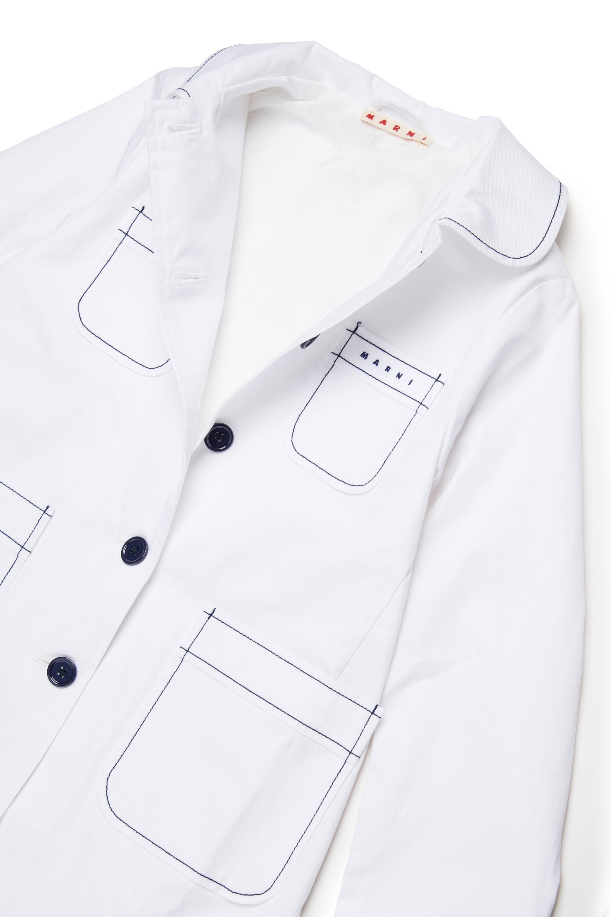 Jacket with printed logo