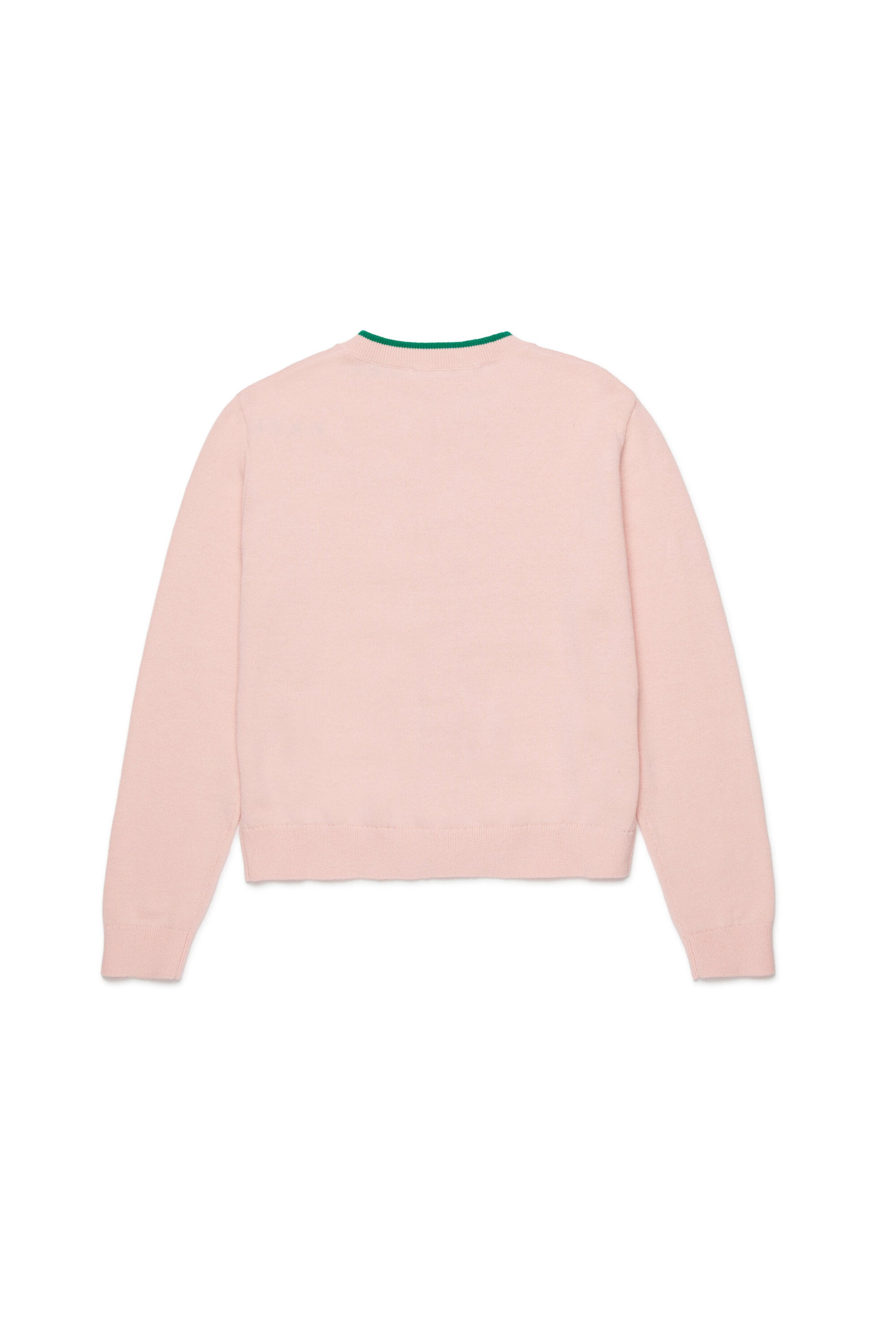 Cardigan col rond avec logo