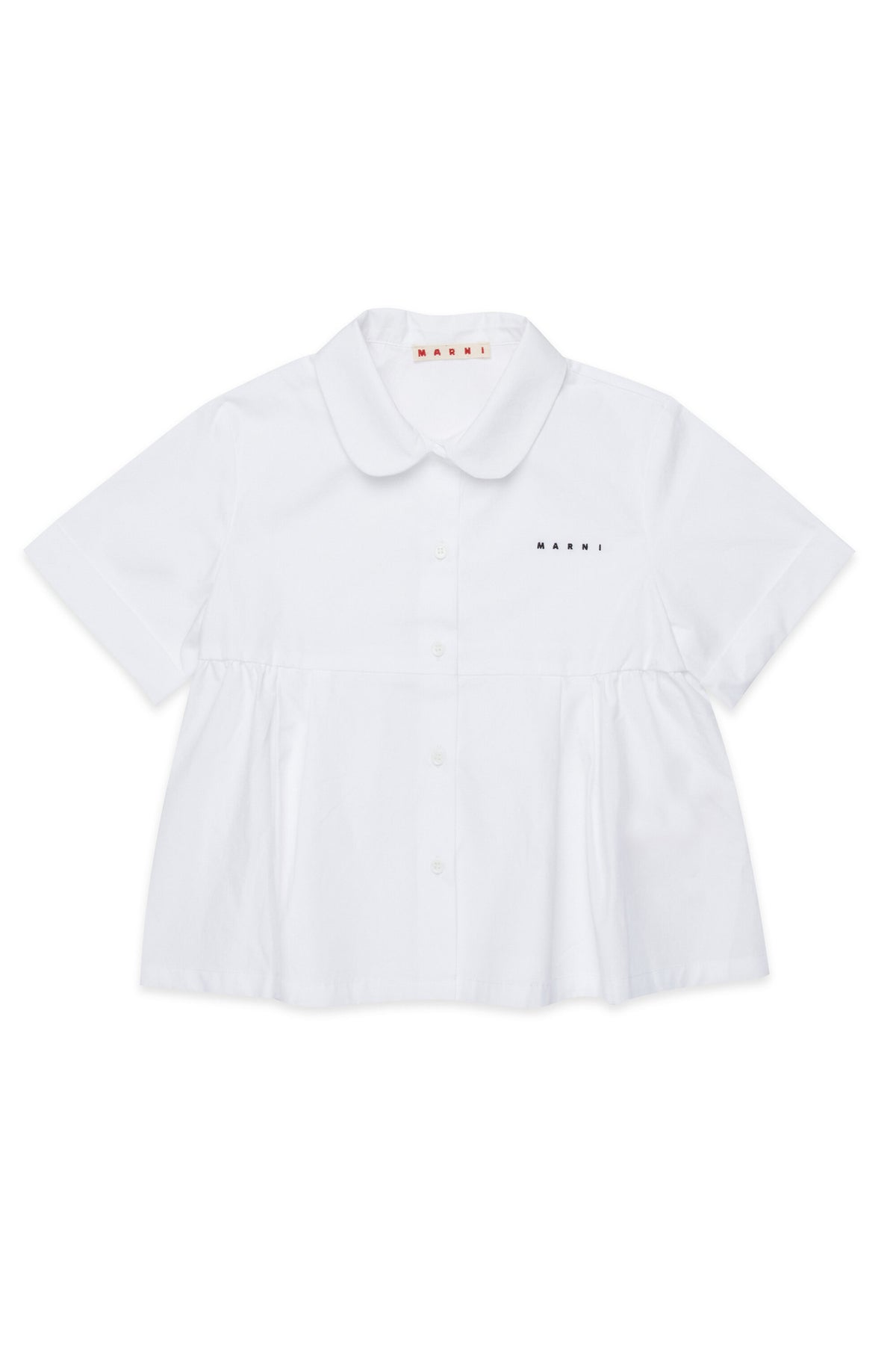 Short-sleeved shirt with logo