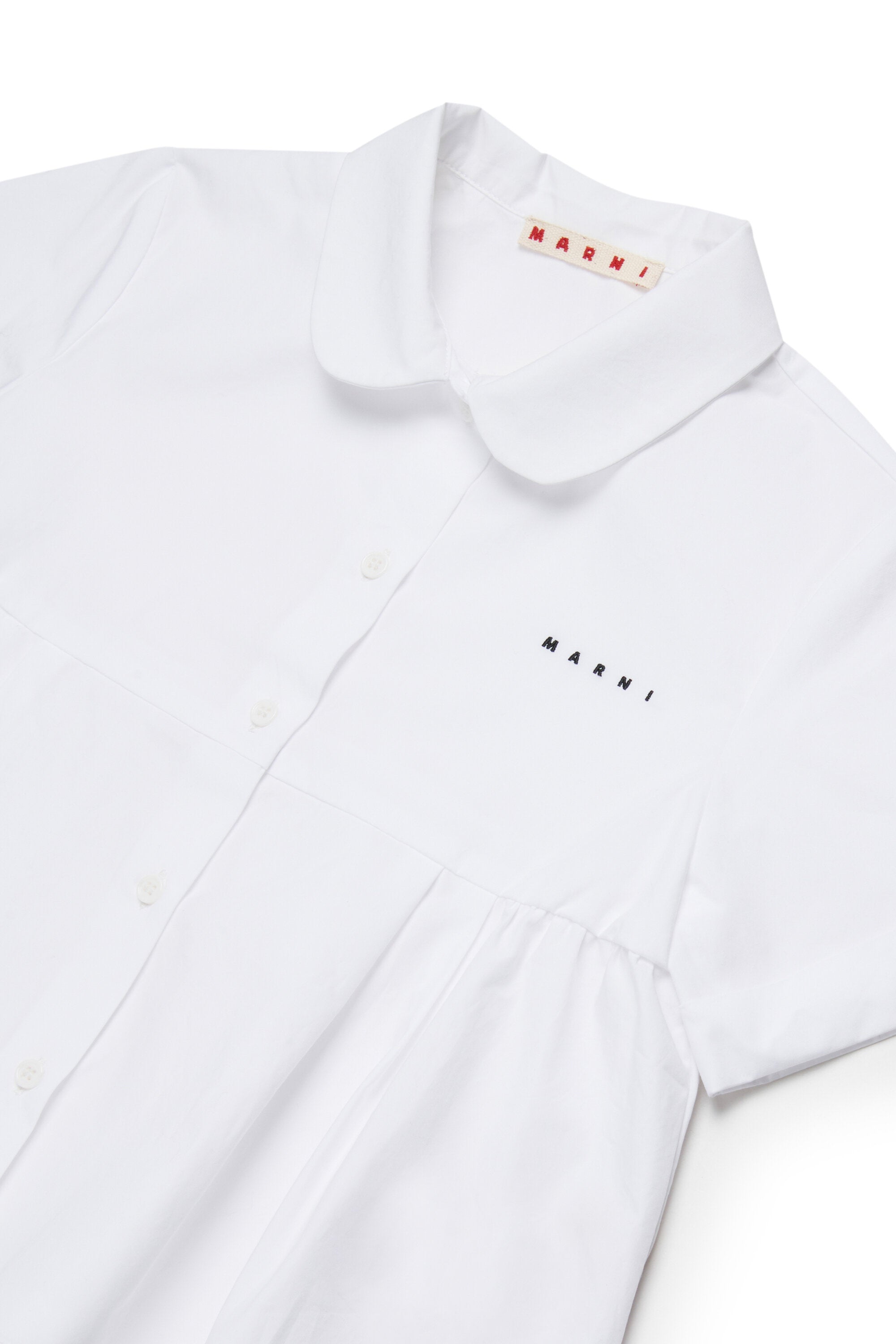 Short-sleeved shirt with logo