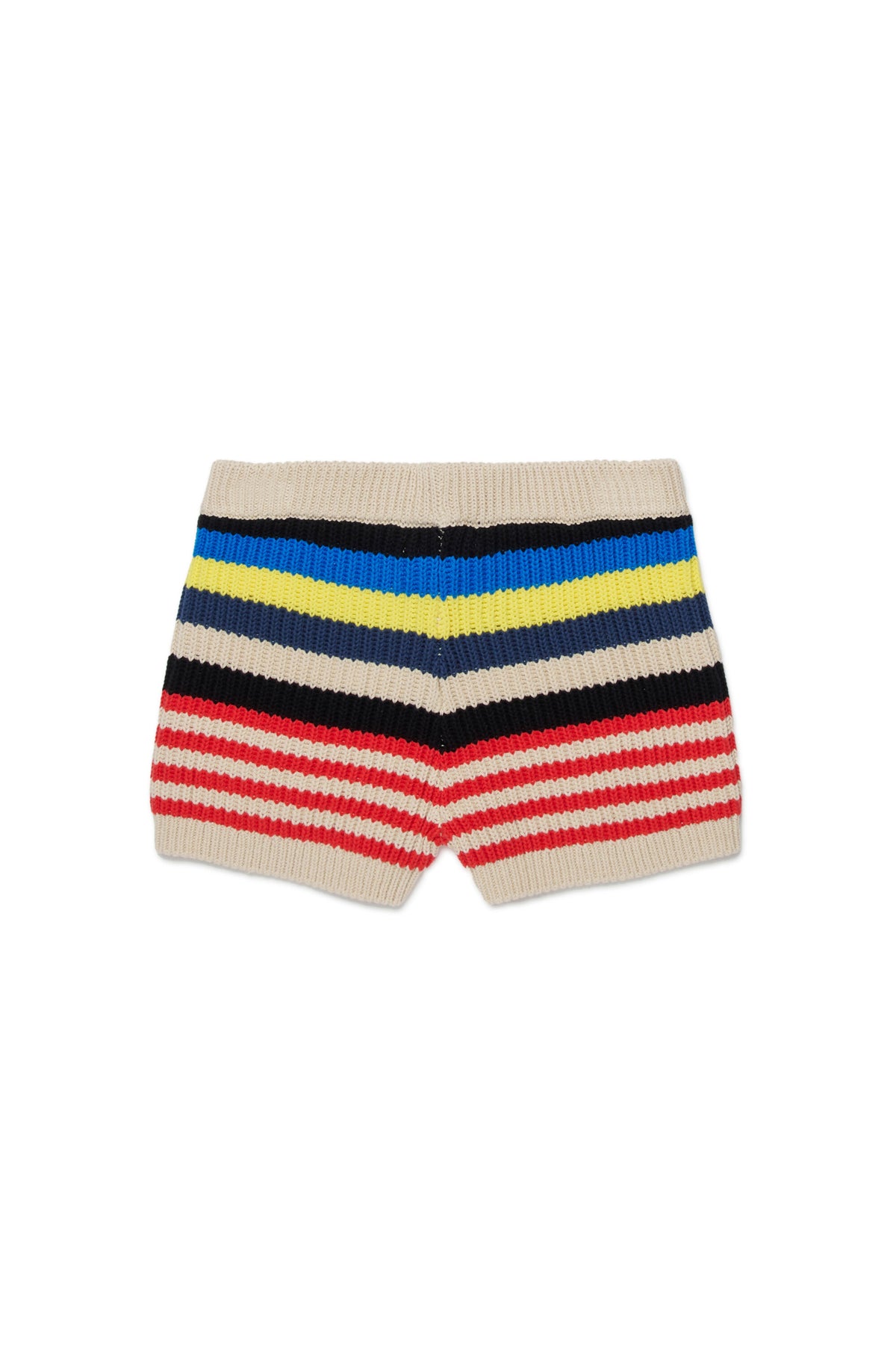 Knit shorts with logo