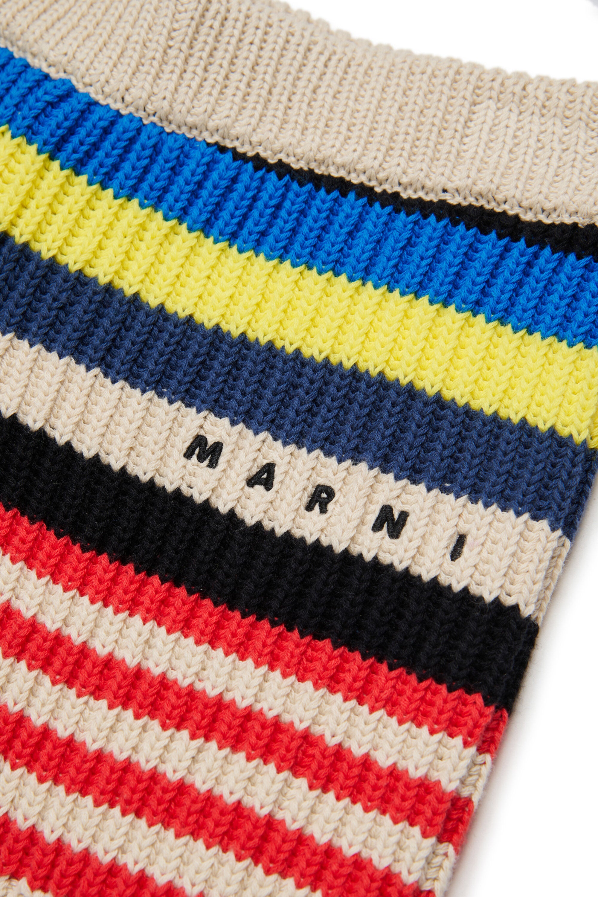 Short en maille avec logo