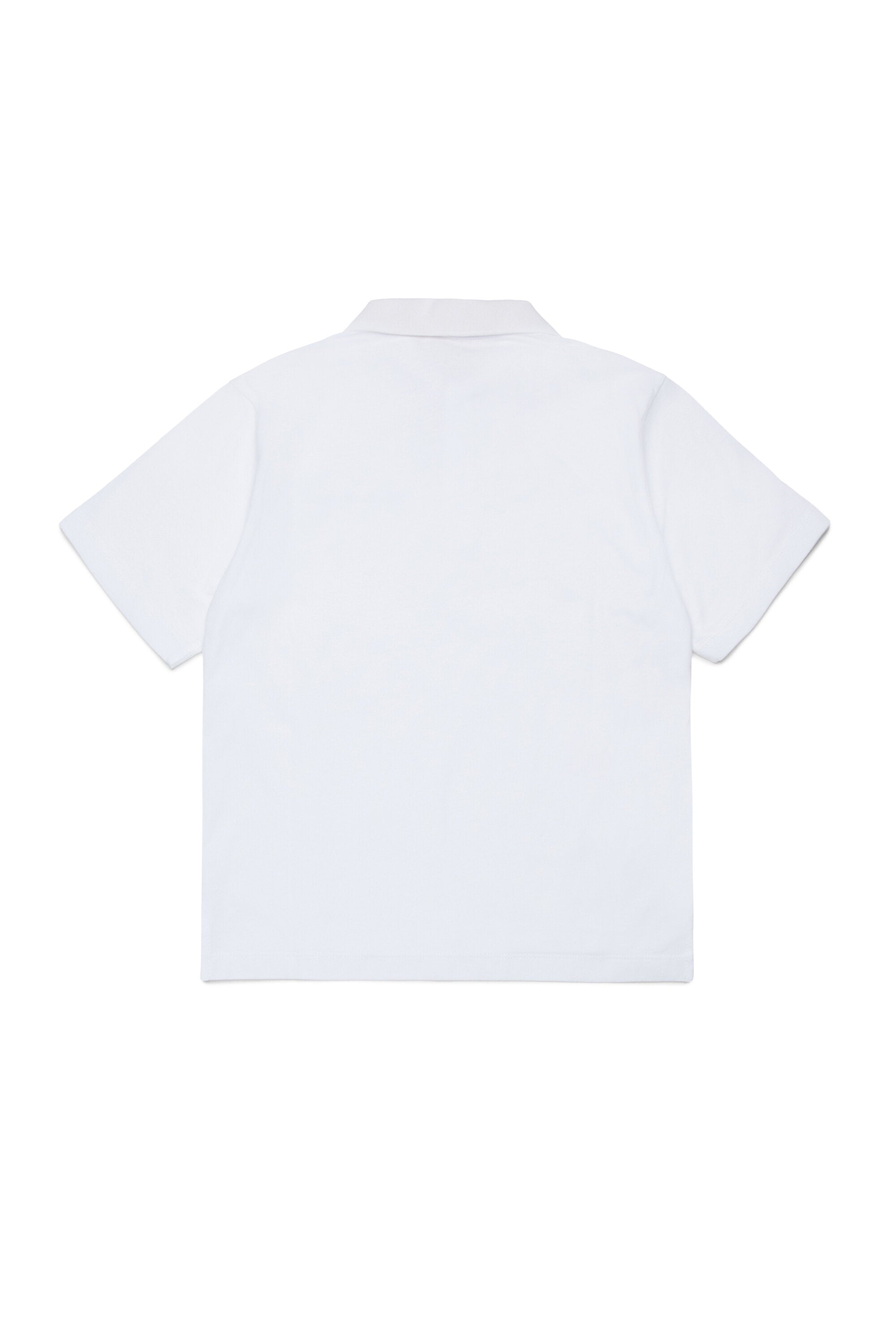 Polo con logo sul petto