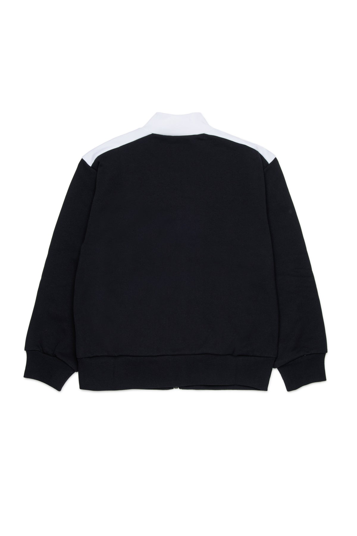 Sweatshirt mit durchgehendem Reißverschluss und Logo