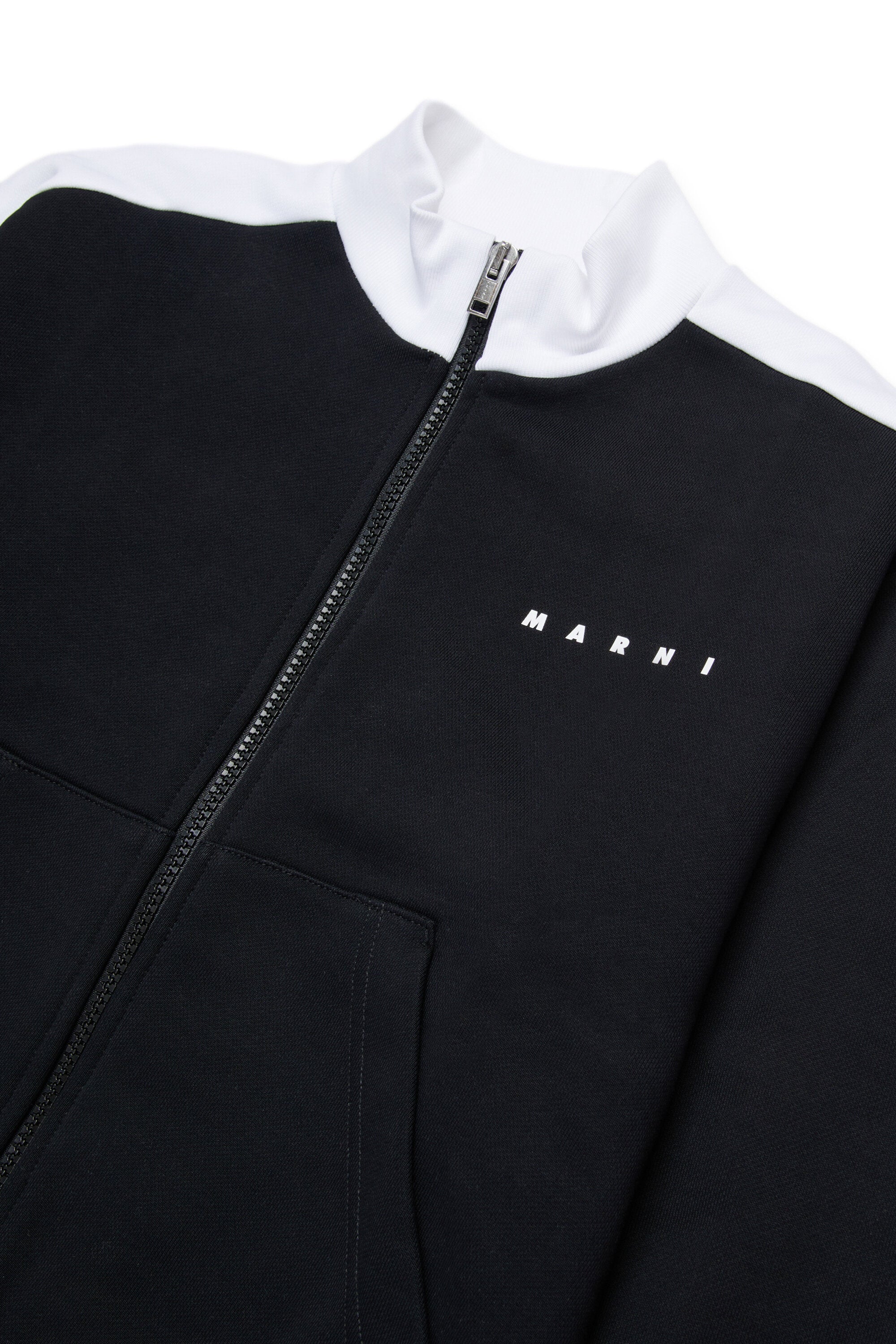 Felpa full zip con logo