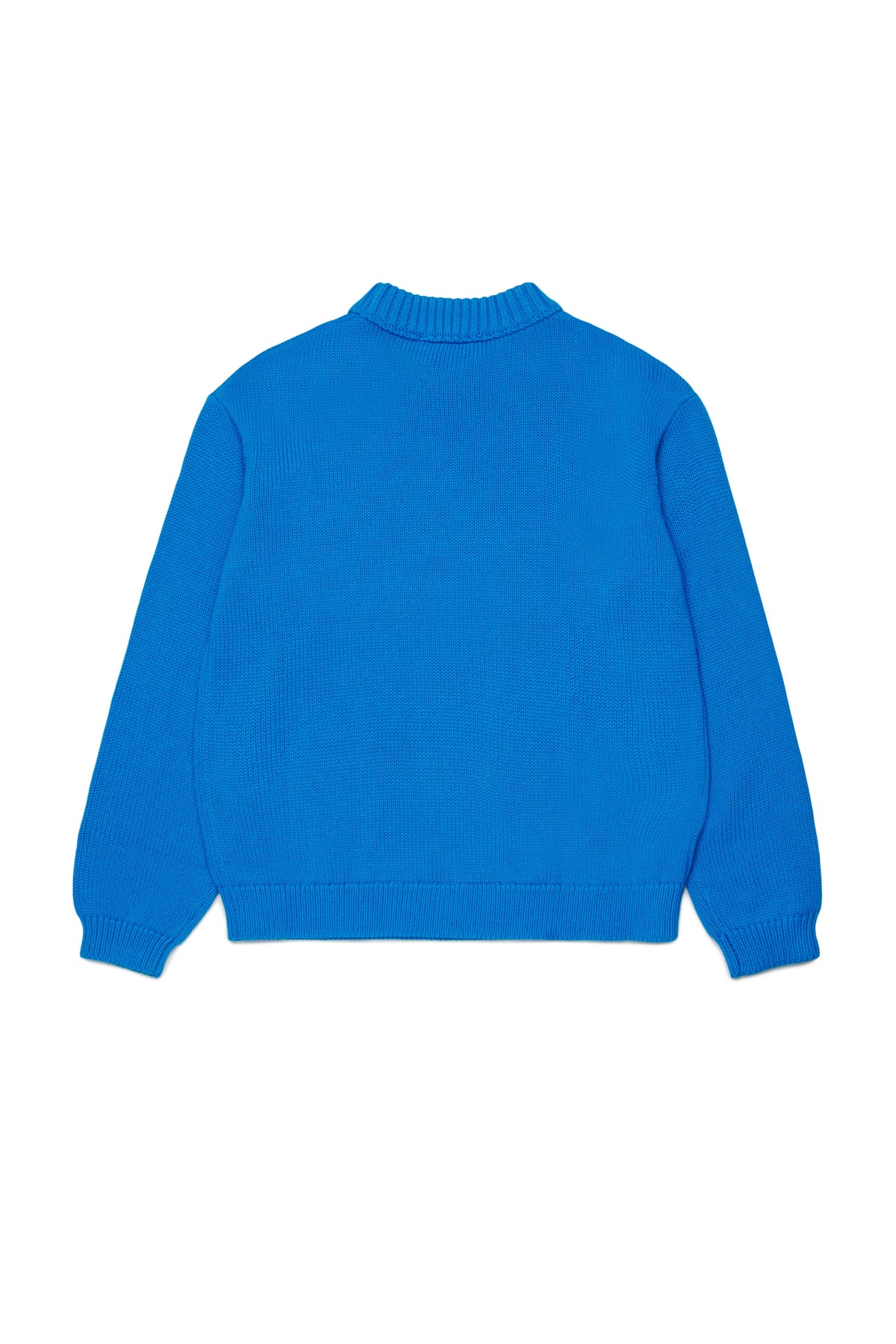 Pull col rond avec poche poitrine et logo