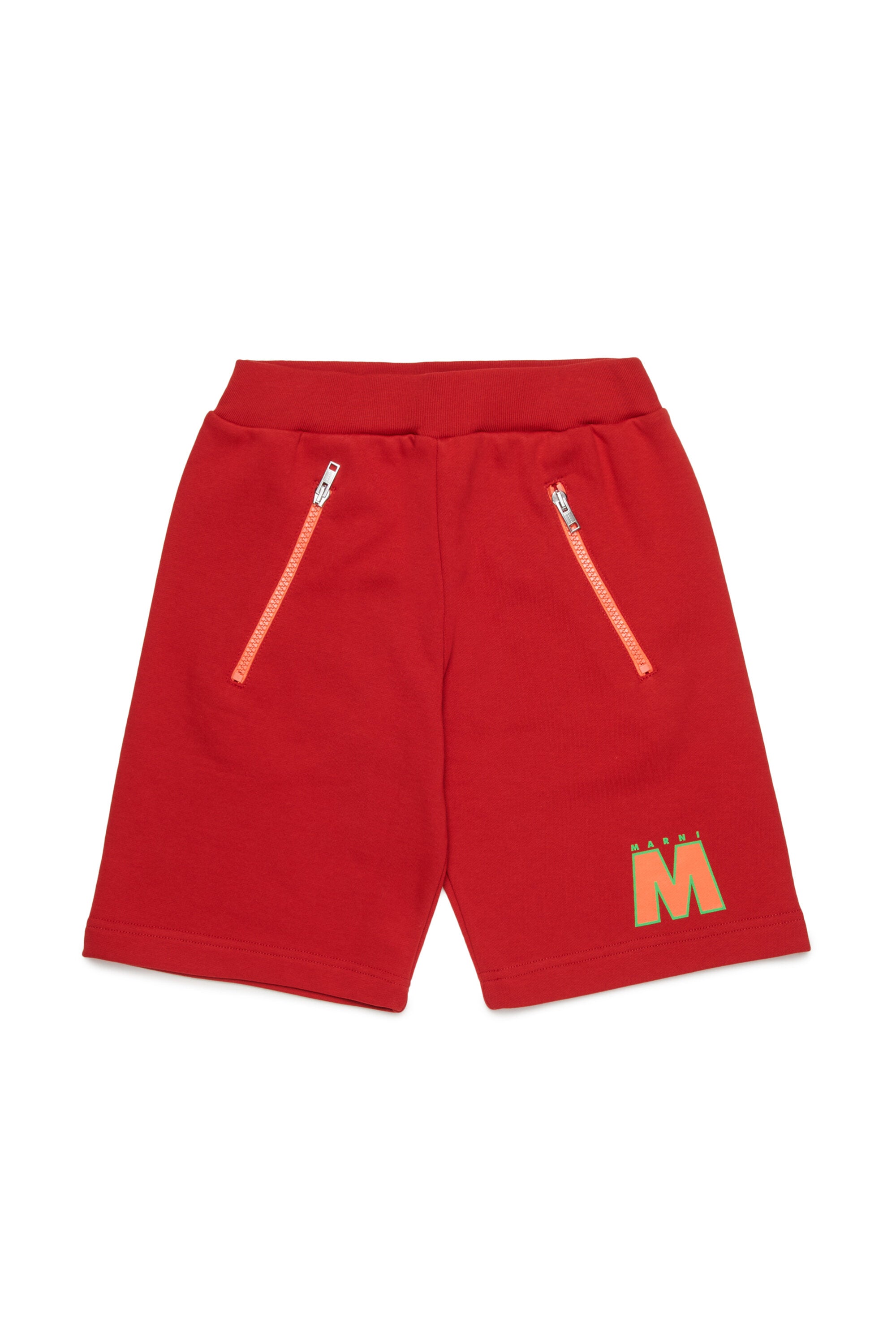 Shorts in felpa con logo