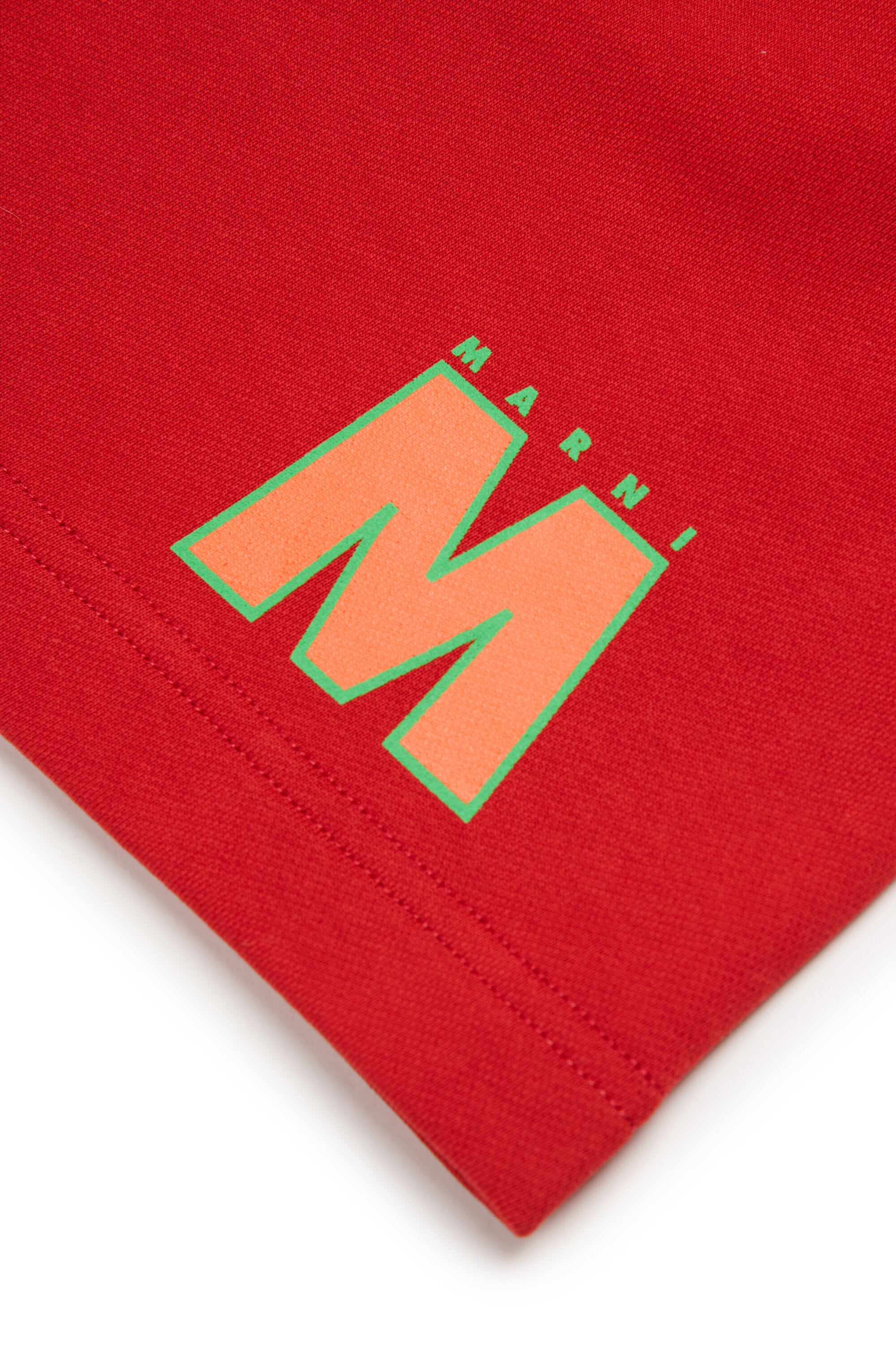 Shorts in felpa con logo