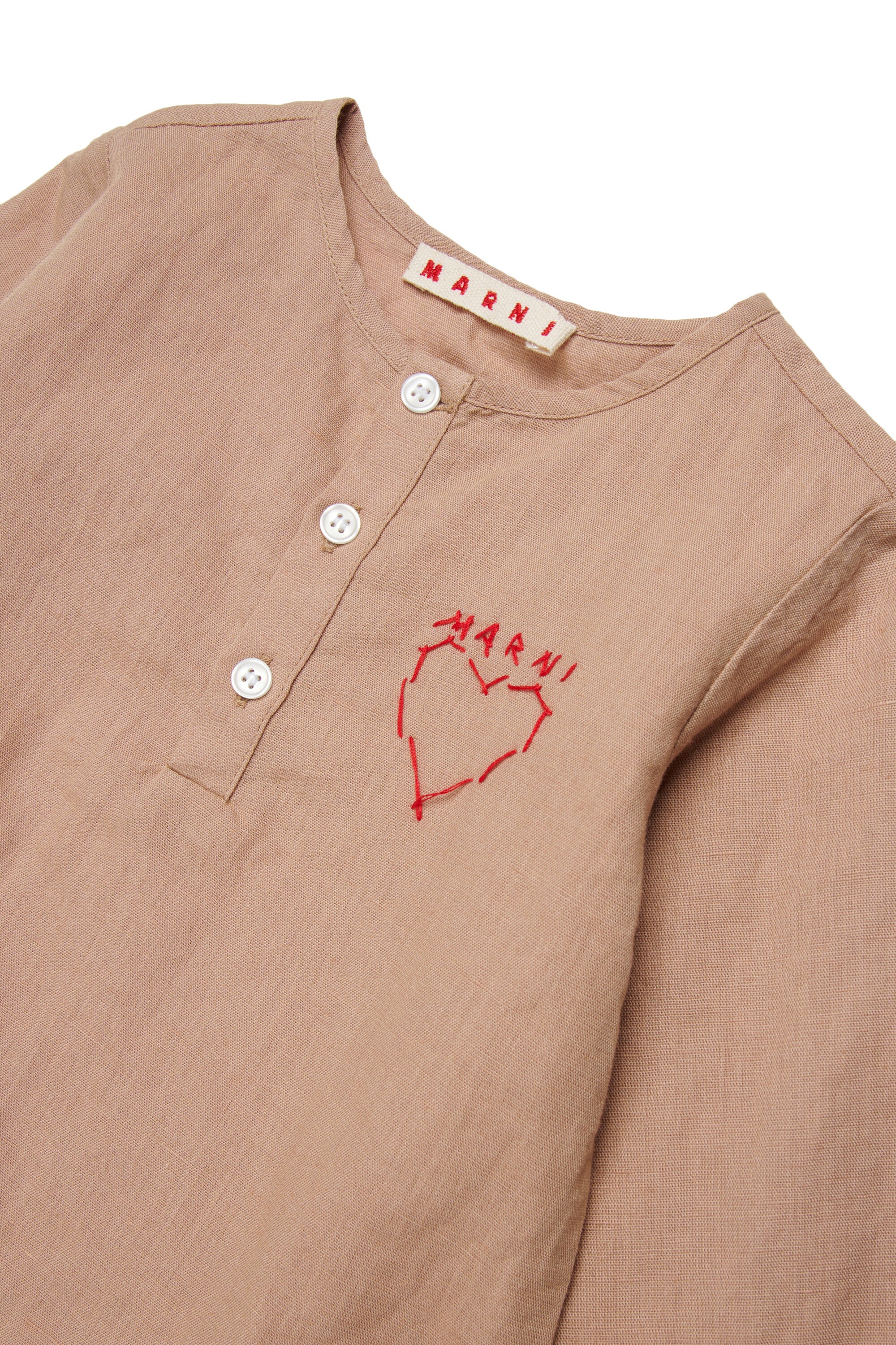 Long-sleeve shirt with logo