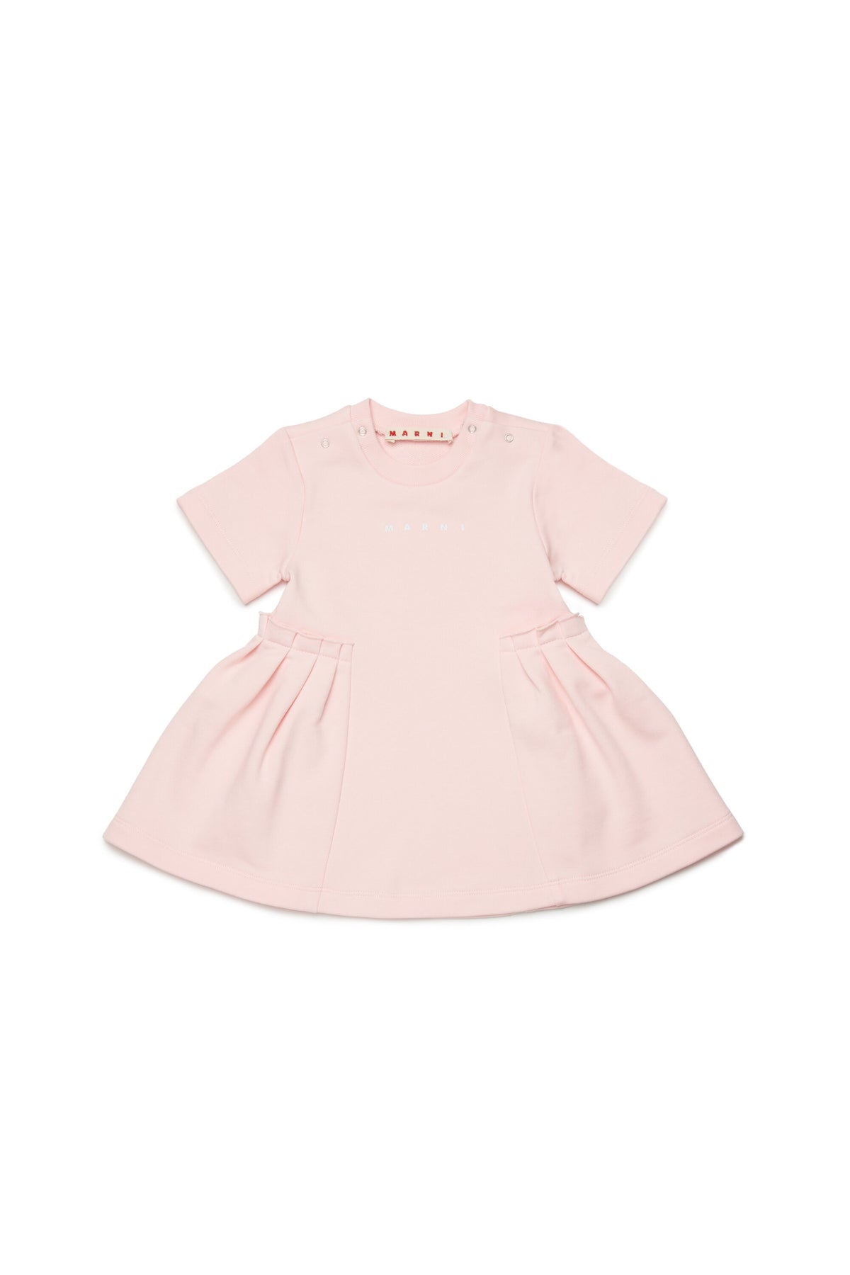 Short dress with logo