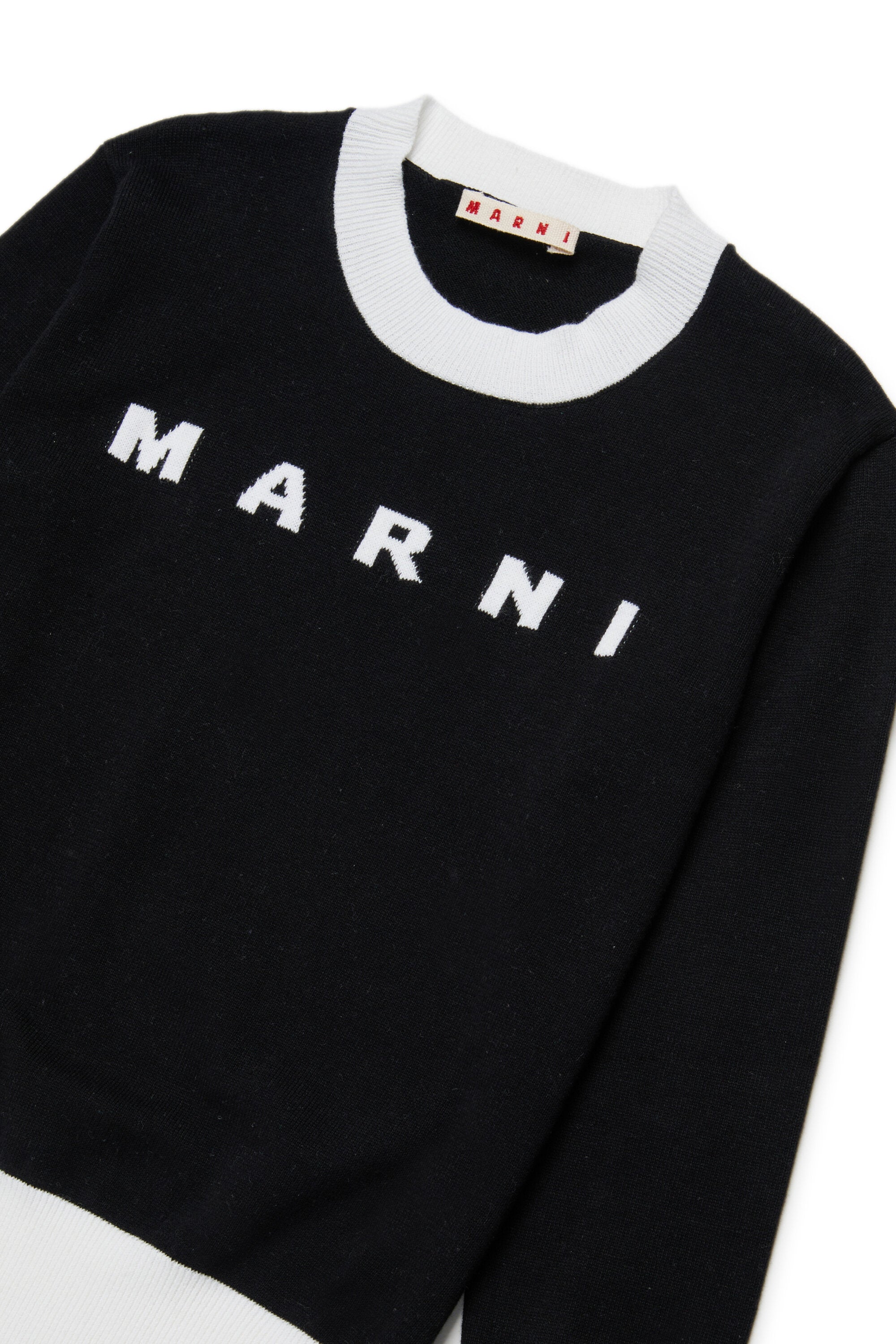 Pullover girocollo con logo