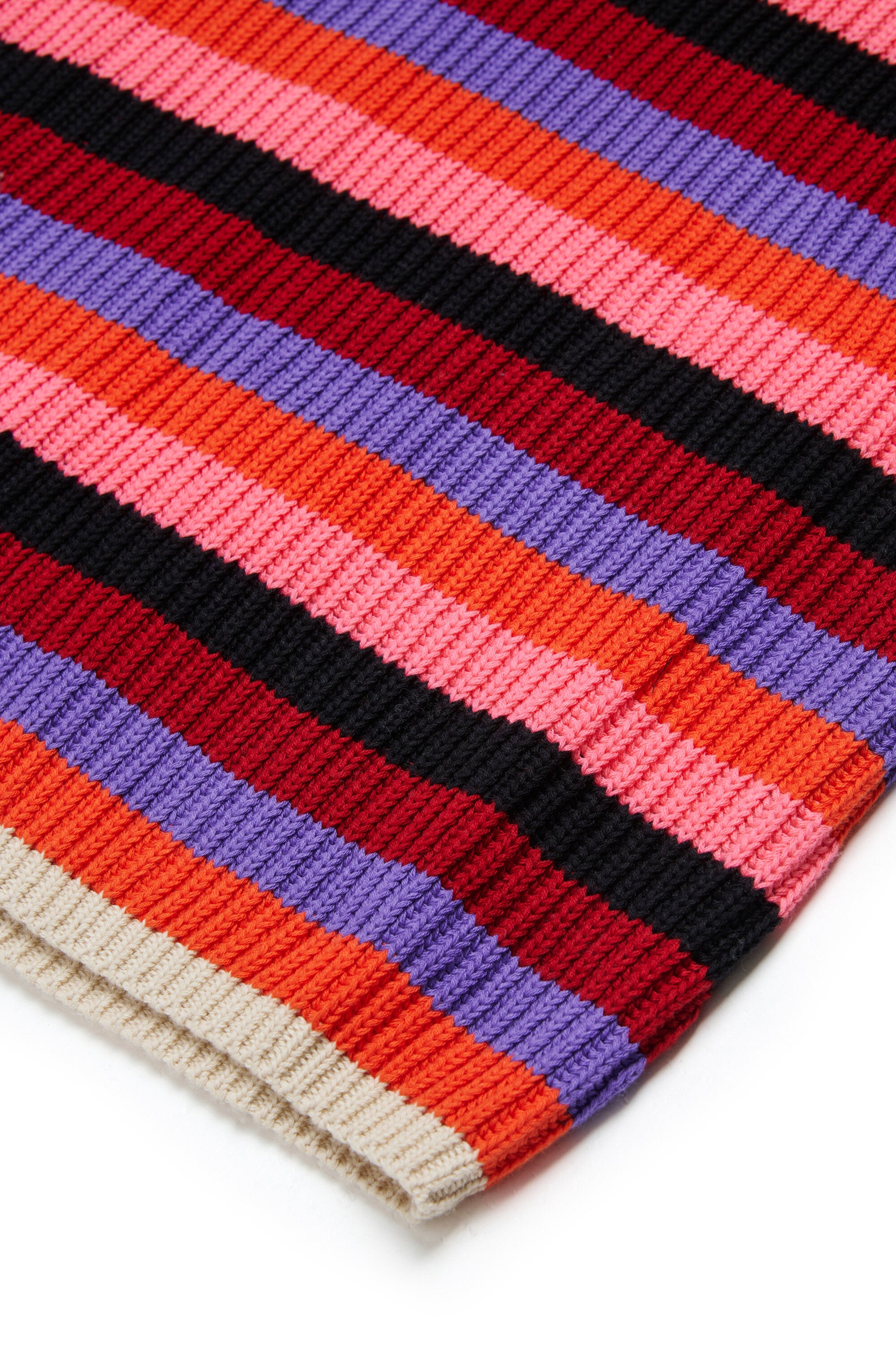 Striped dress with logo