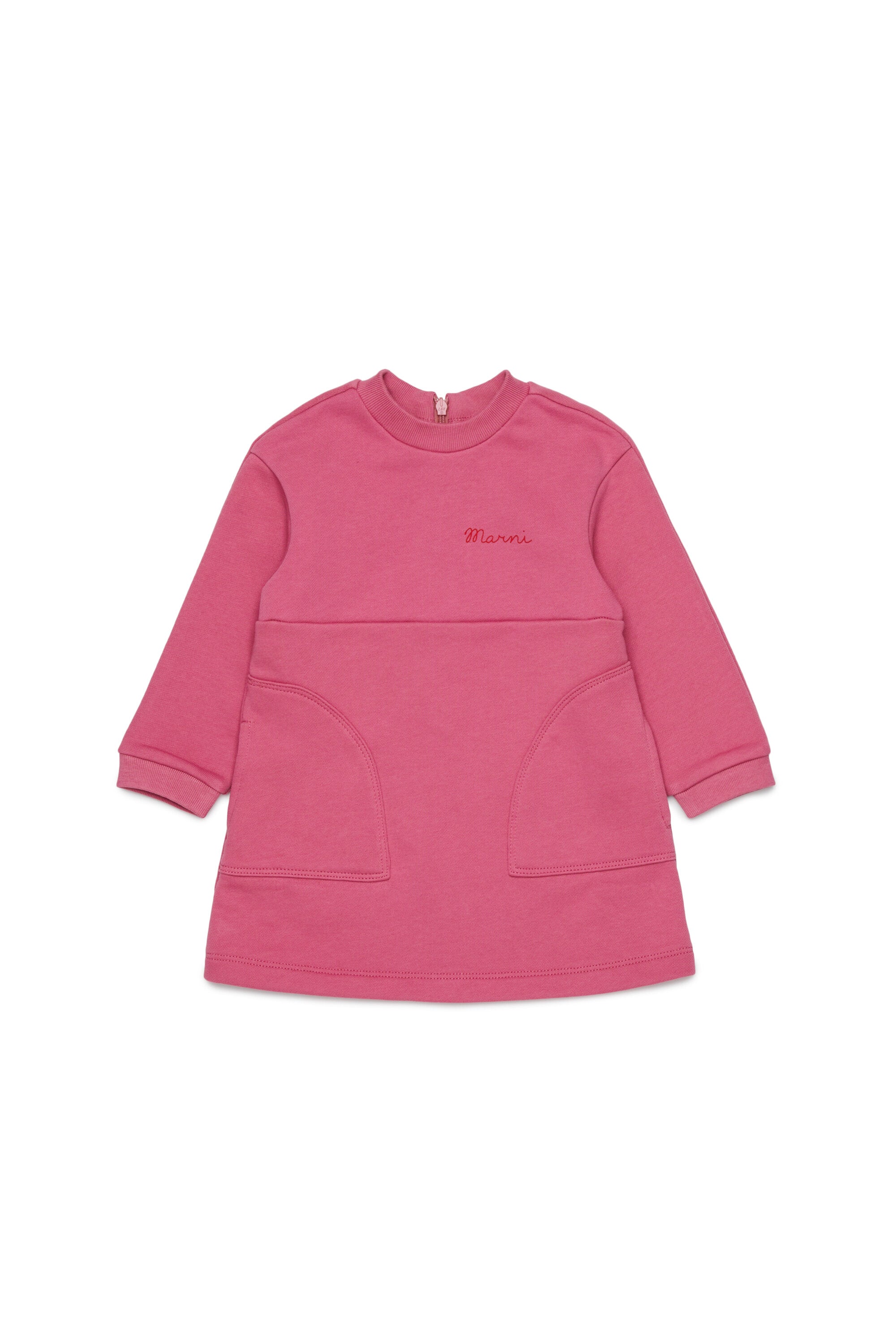Vestido de felpa con logo