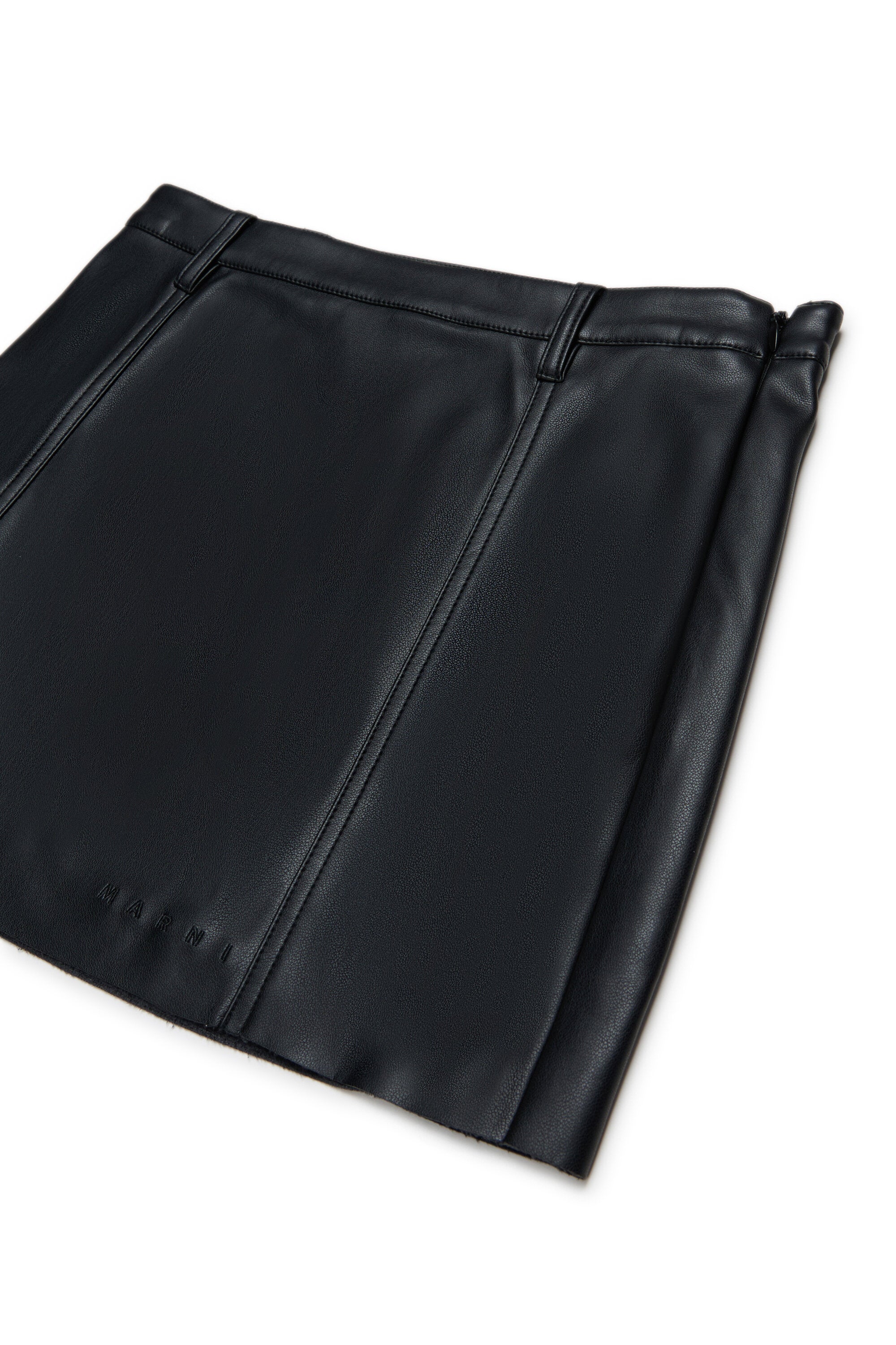 Mini skirt with logo