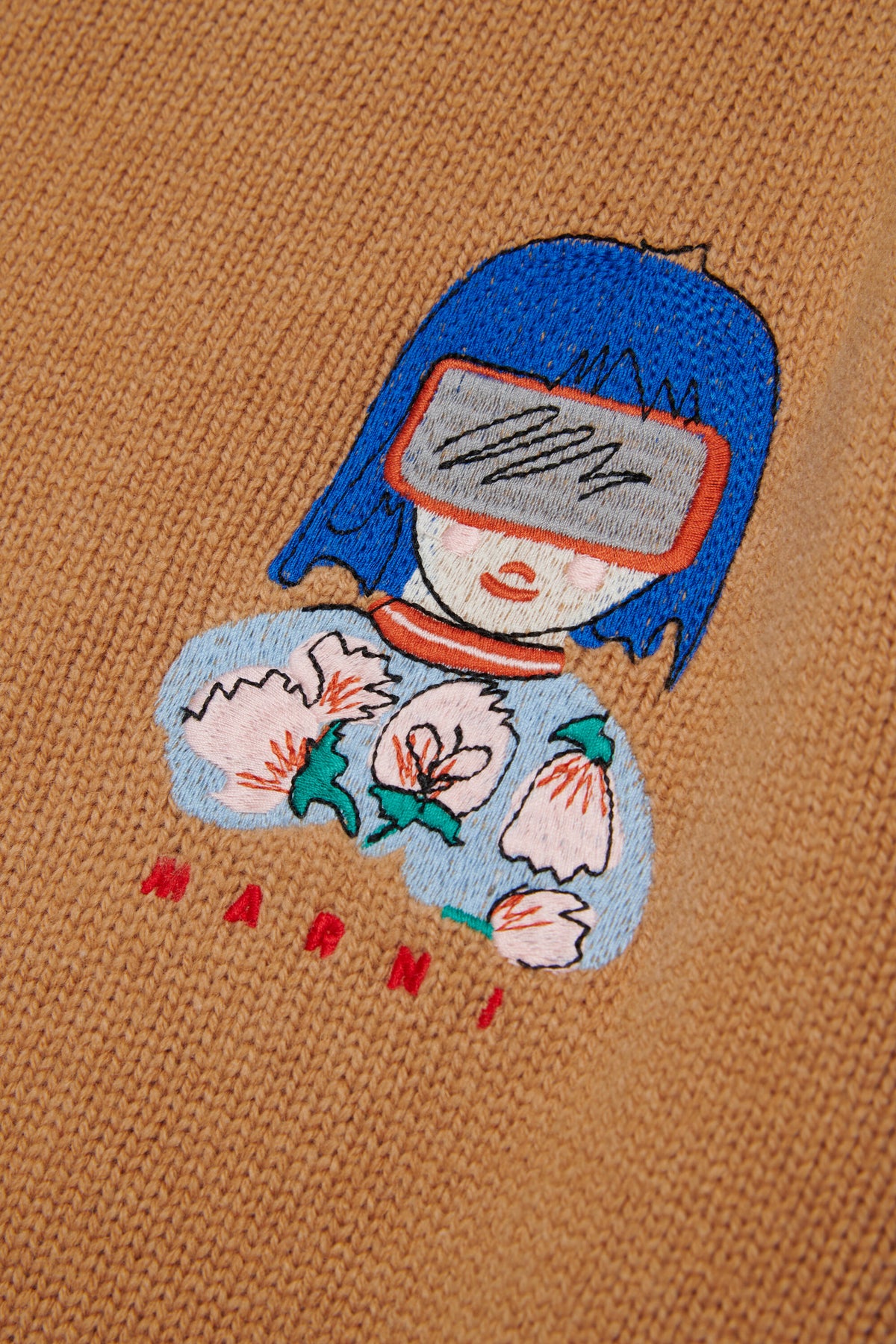 Pullover girocollo con logo