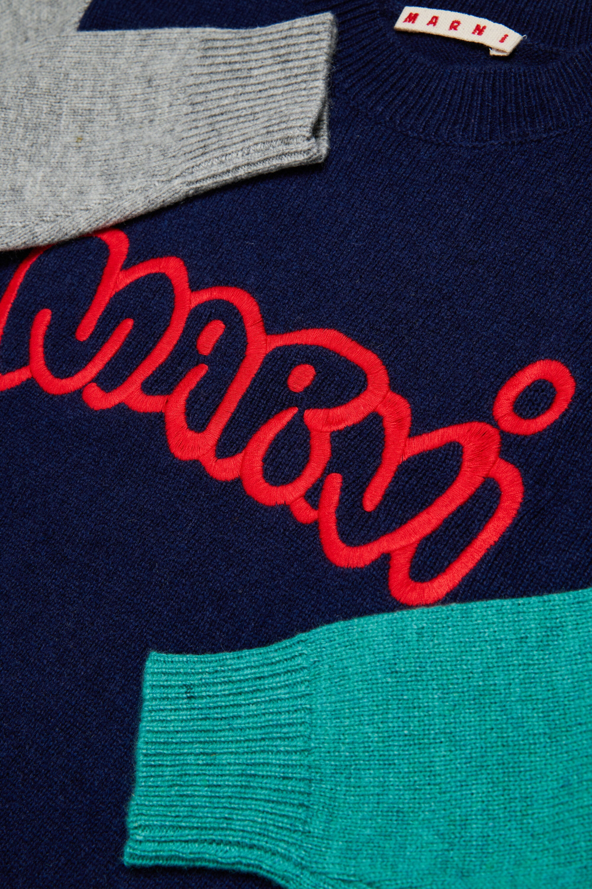 Crew-neck pullover with logo