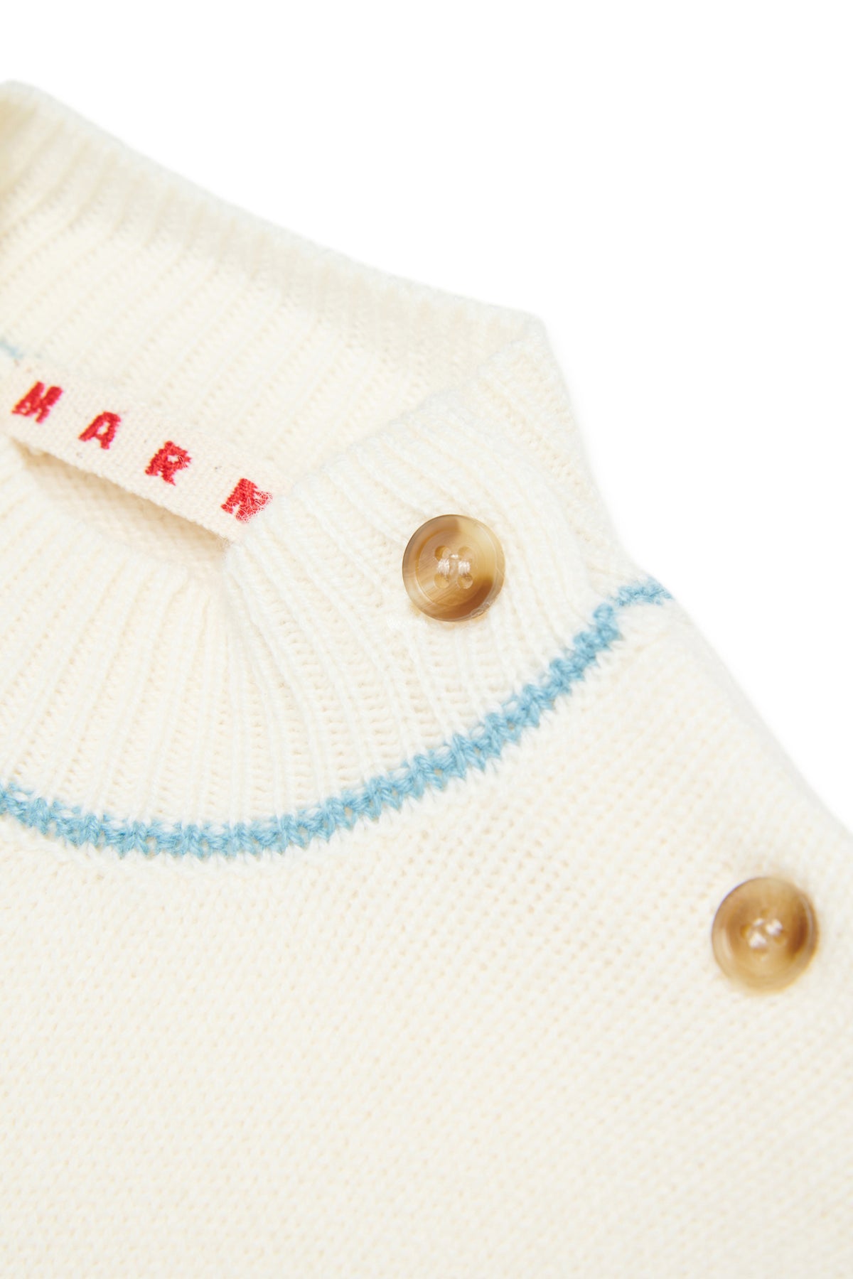 Pull en laine et cachemire à col rond