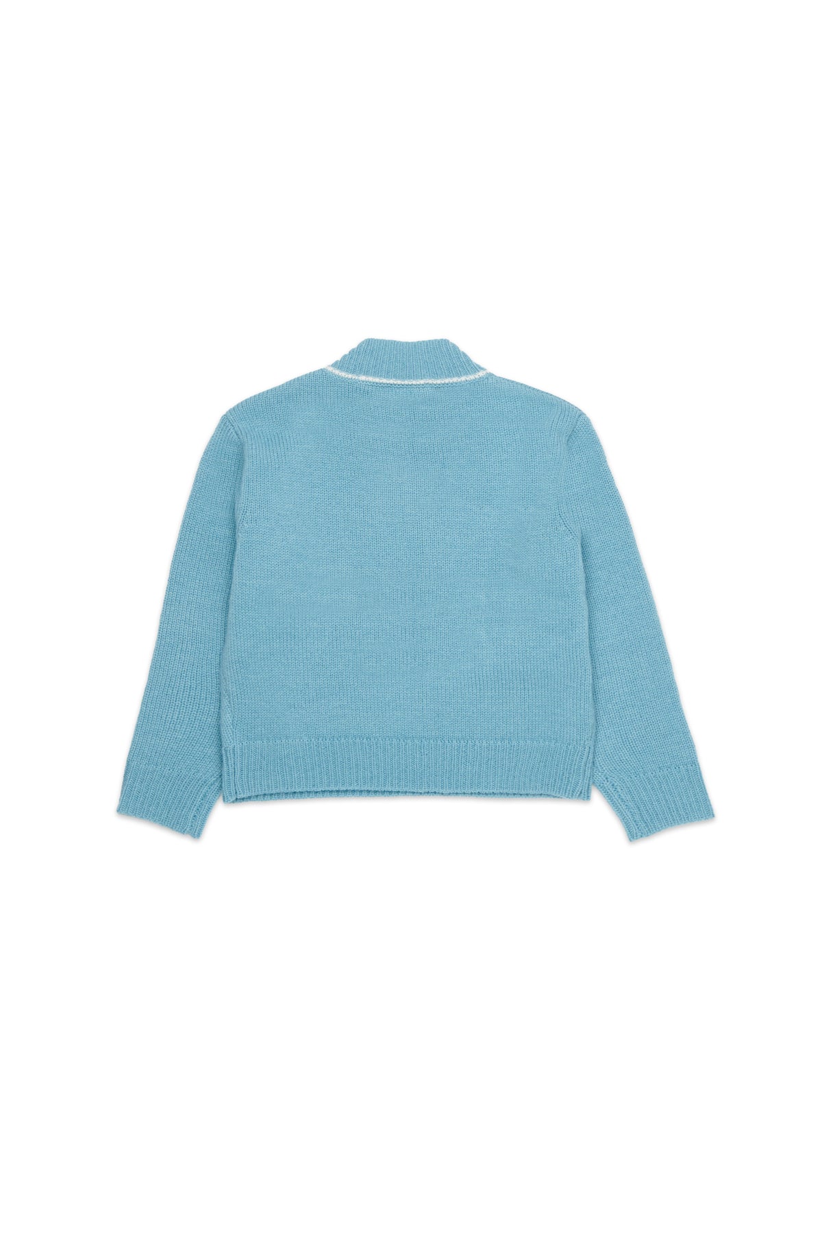Jersey de cuello redondo de lana y cachemira