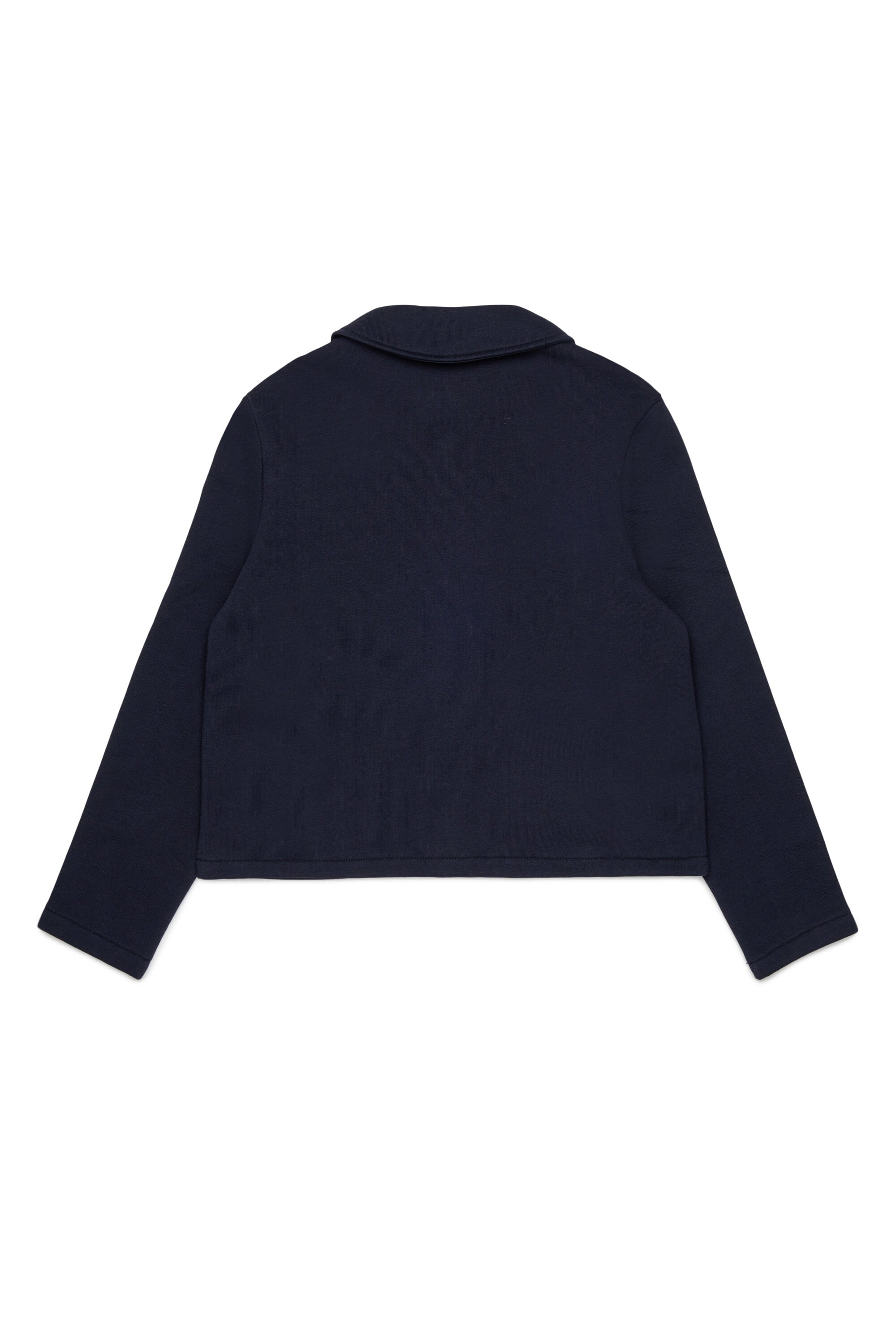 Zip-up sweatshirt with logo